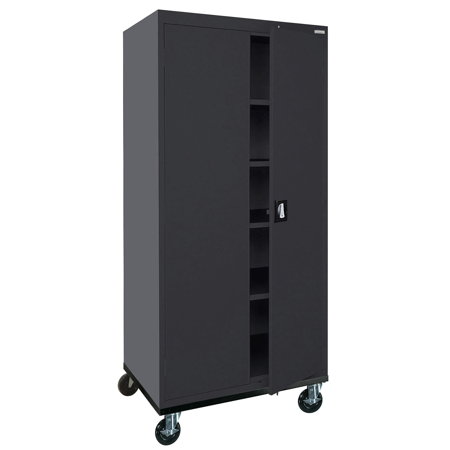Steel Freestanding Garage Cabinet in Black (36-in W x 78-in H x 24-in D) | - Sandusky TAWR362472-09