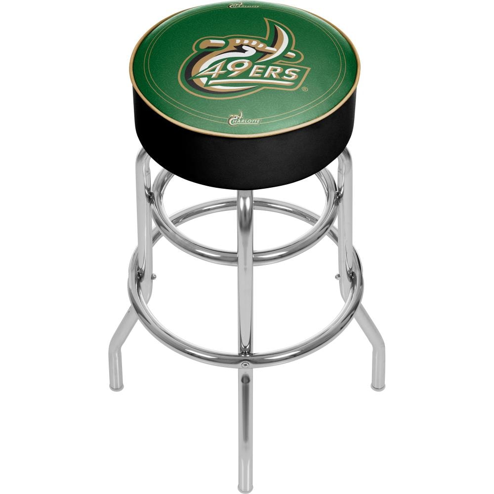 Trademark Gameroom Charlotte 49ers Bar Stools Chrome Bar height ...