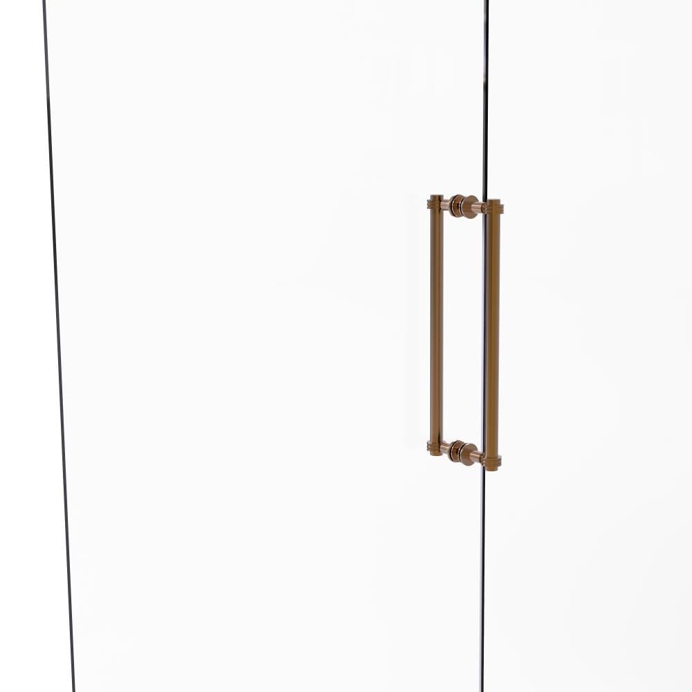 Allied Brass 404D-18BB-BBR Brushed nickel 18-Inches Hinged shower door Handle