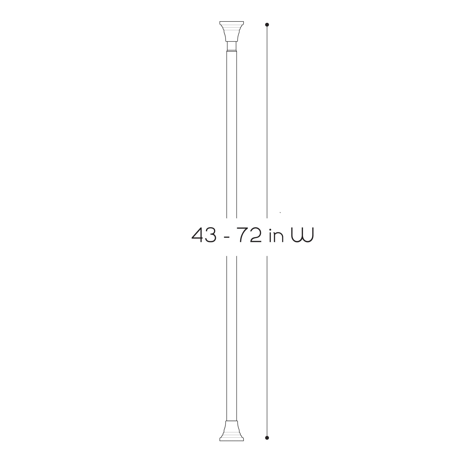 Zenna Home 72B2ALBNL Shower-Rods - View #6