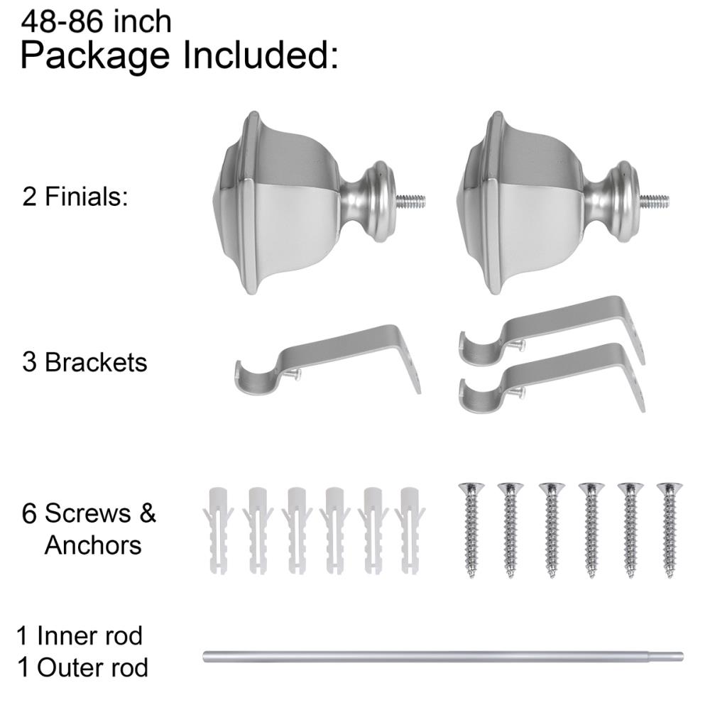 Utopia Alley D104N Curtain-Rods - View #5