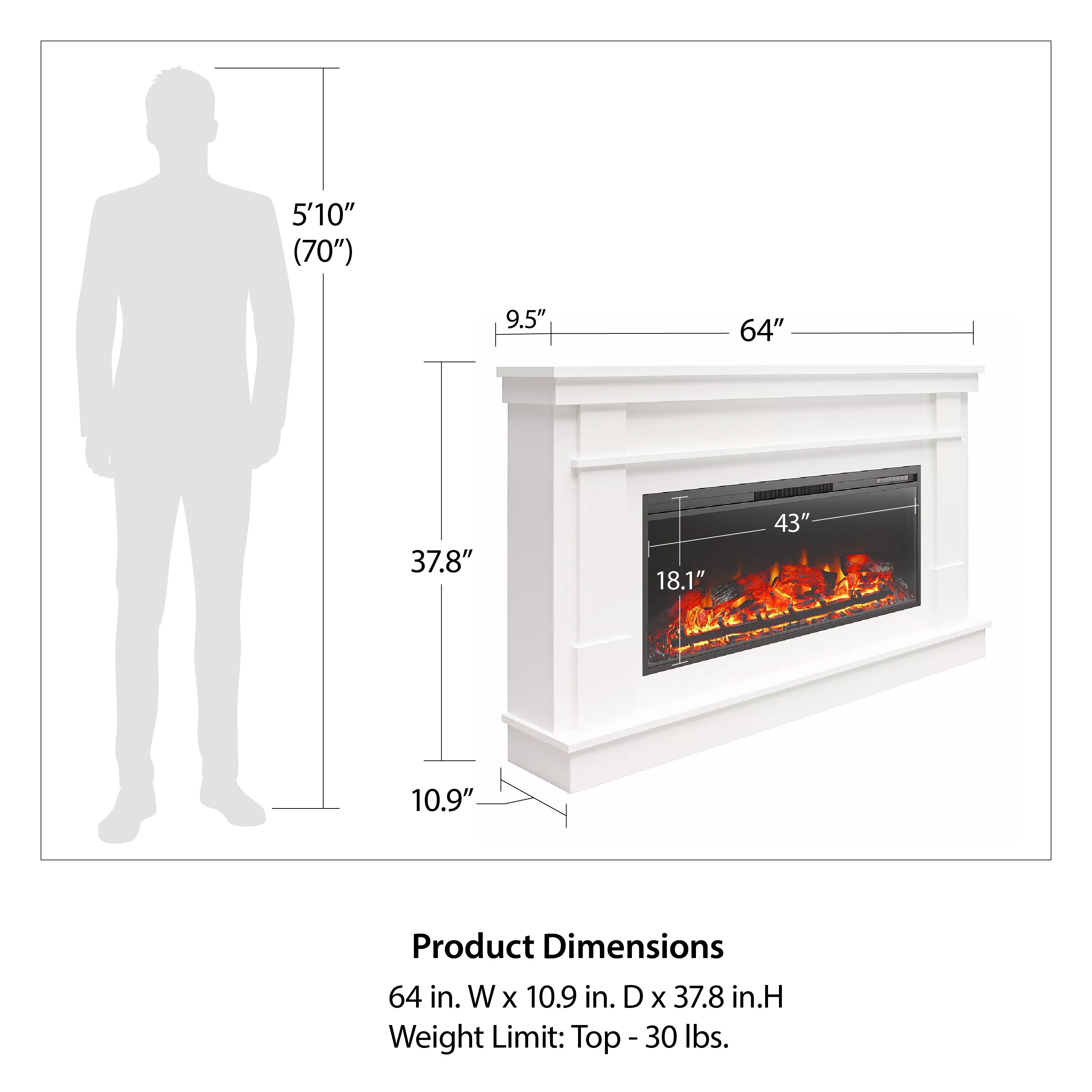 Ameriwood Home DE39324 Electric-Fireplaces - View #4