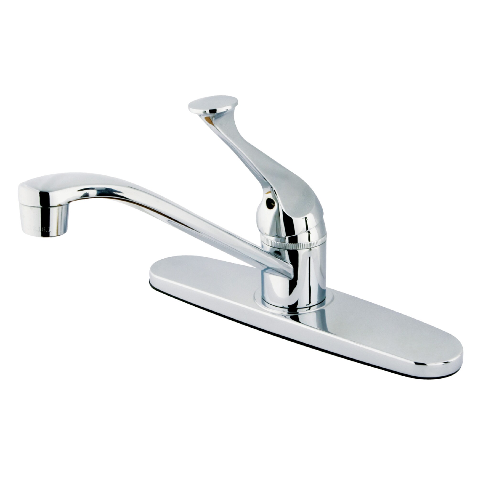 Elements of Design EB571 Chatham Chrome Single Handle Deck-mount Kitchen Faucet ( Deck Plate Included )