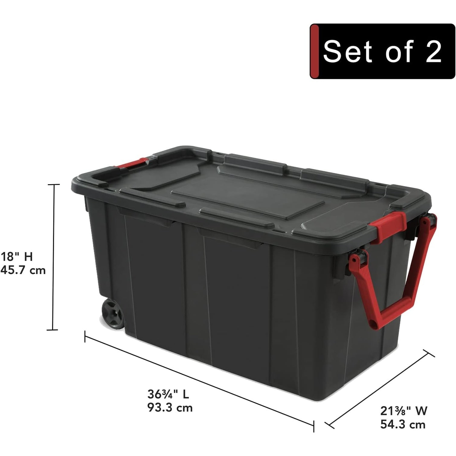 BBabe 2 x 16 x 17 in Home and Furniture Storage combining 2-Pack Heavy ...