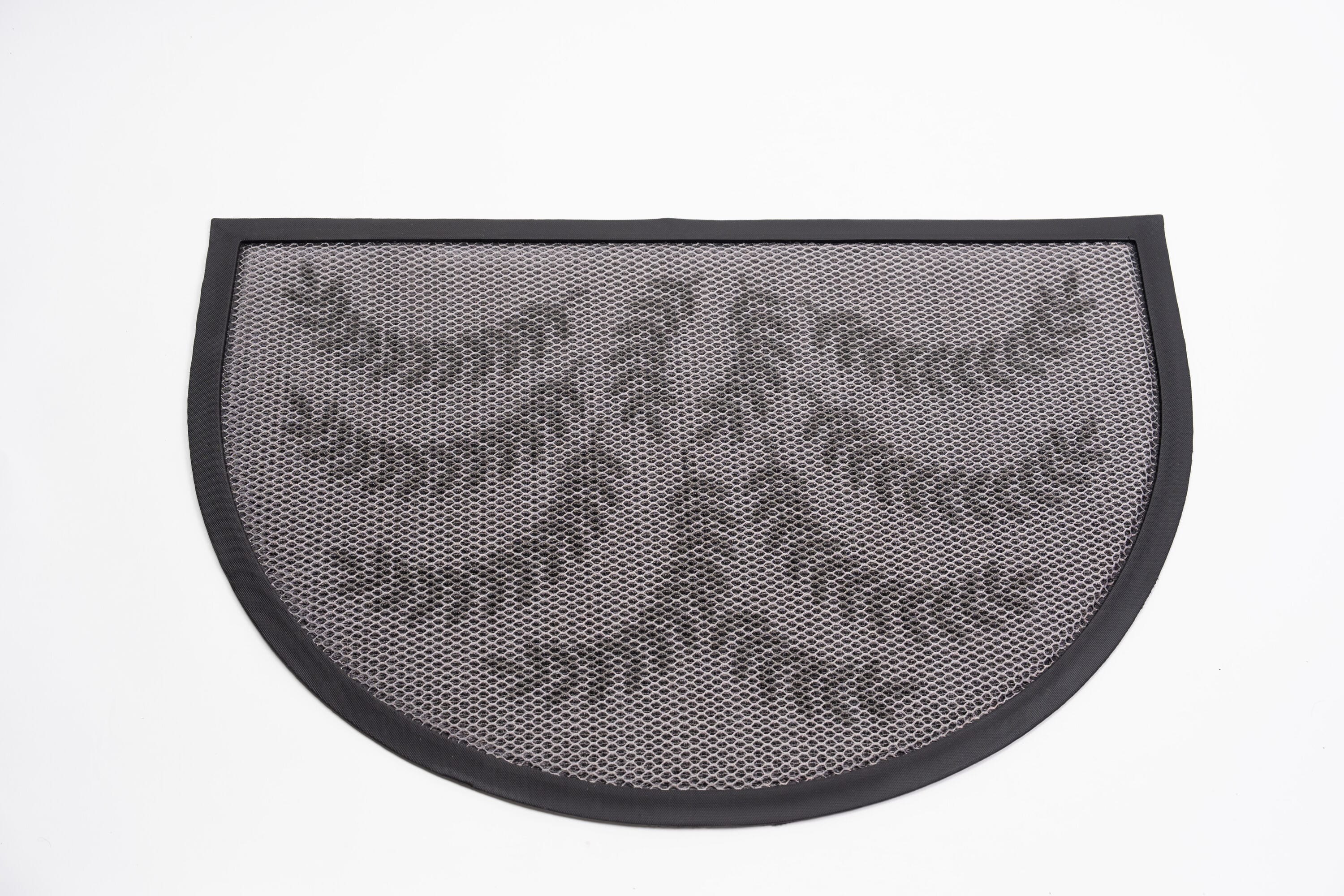 Yeiser Research & Development LG8026GY Gray Rubber Non-Slip Grip Indoor or outdoor Decorative Door Mat