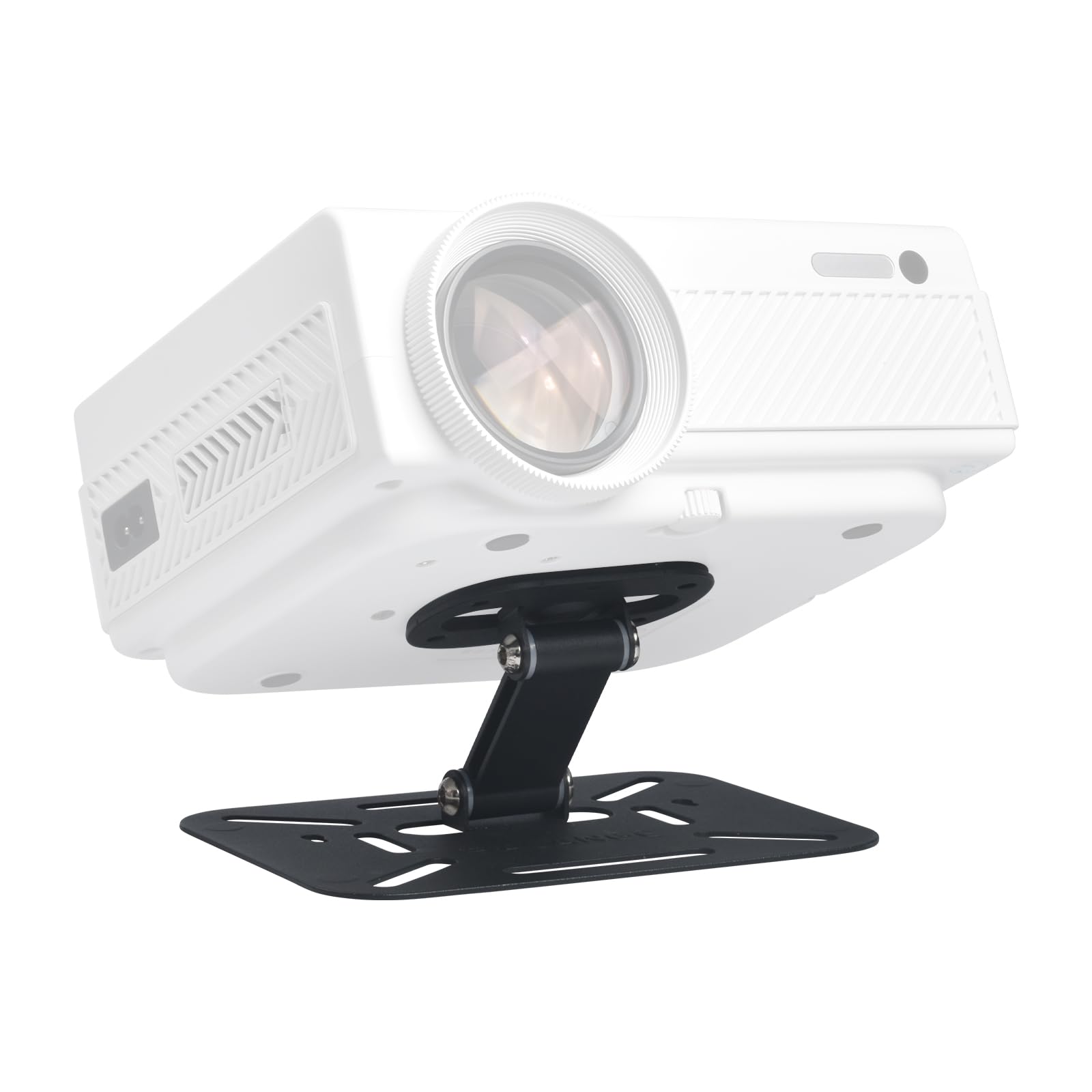 KHKFY  Projector Stand Table Desktop Foldable Stand Projector Ceiling Mount Easy Setup with 180 Degree Adjustment Compatible with Most Projectors