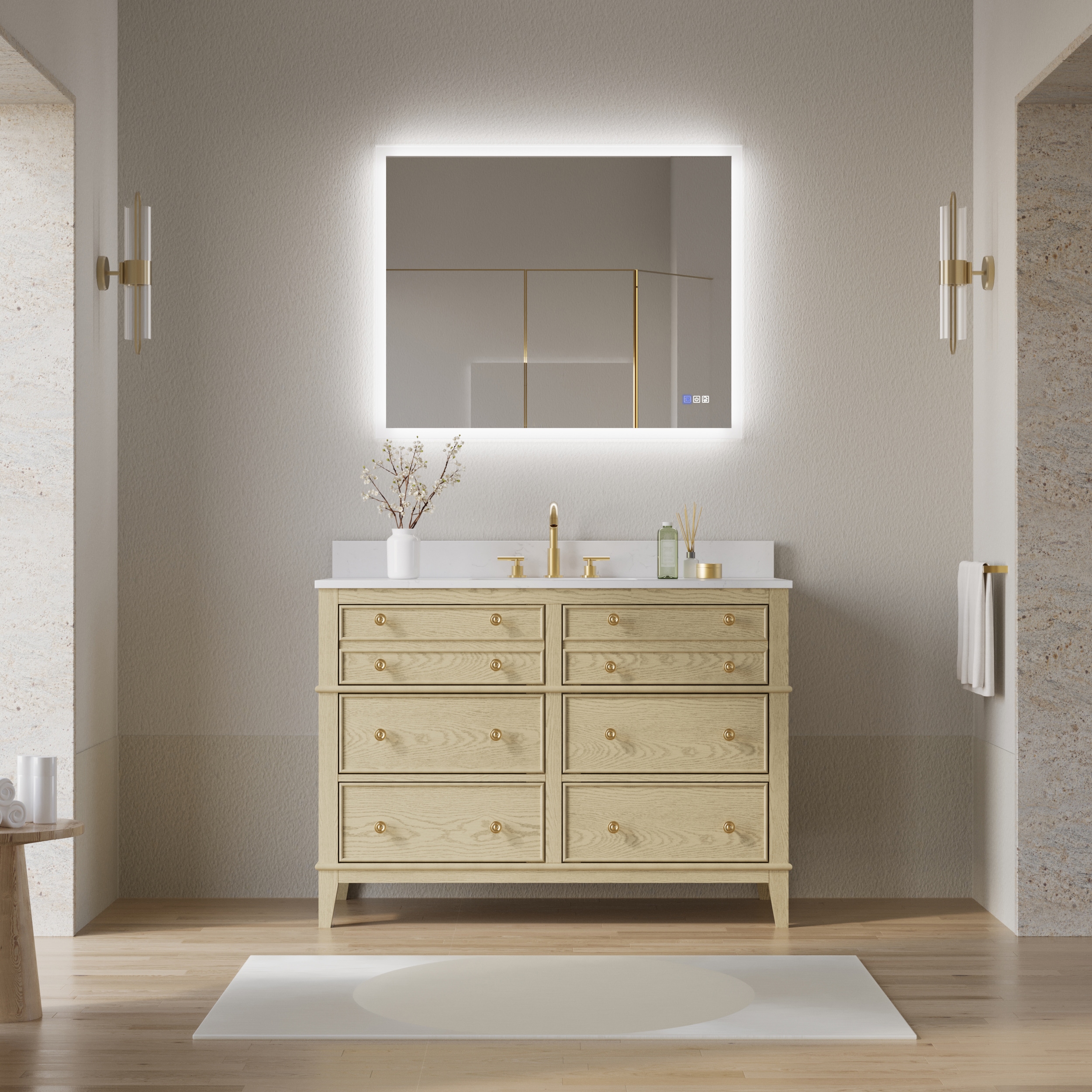 WELLFOR W7MRL4032 Framed-Bath-Mirrors - View #3