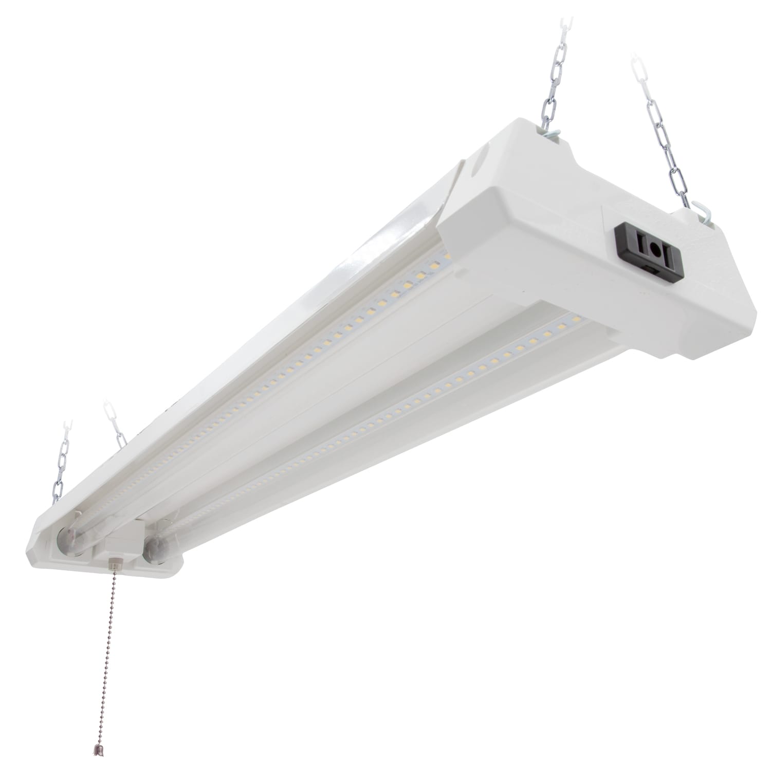 7000 Lumen, 2 Ft. Linkable Motion Sensing LED Hanging Shop Light
