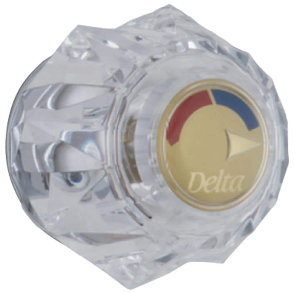 Delta H71PB Polished Brass 1 -Handle Knob Bathroom Sink Faucet Handle