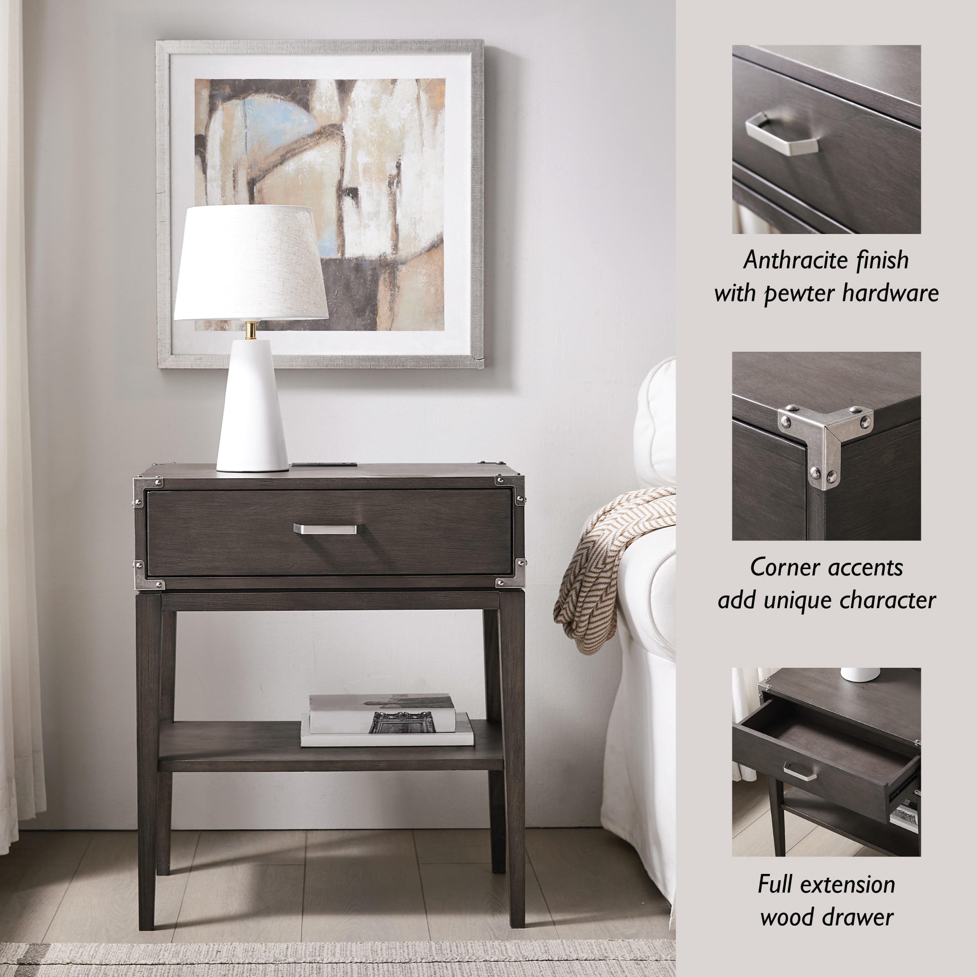 Leick Home 24022 nightstands - View #5