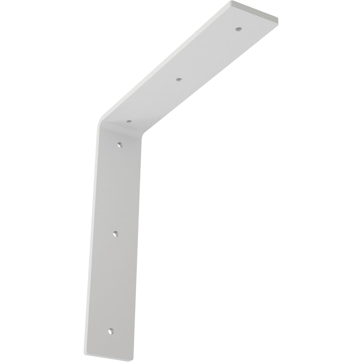 Ekena Millwork BKTM02X10X10HAPWH Hamilton 10-in x 2-in x 10-in Primed Steel Countertop support bracket