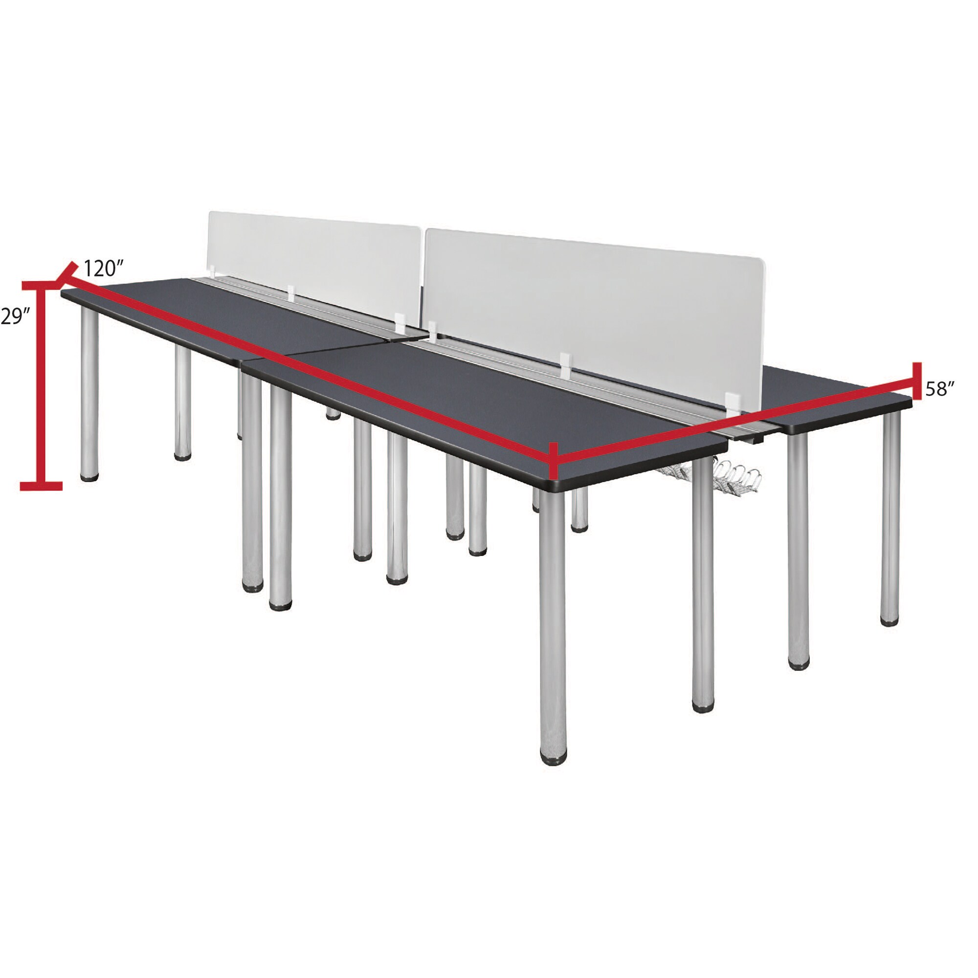 Regency MBSPD12024GYBPCM desks - View #8