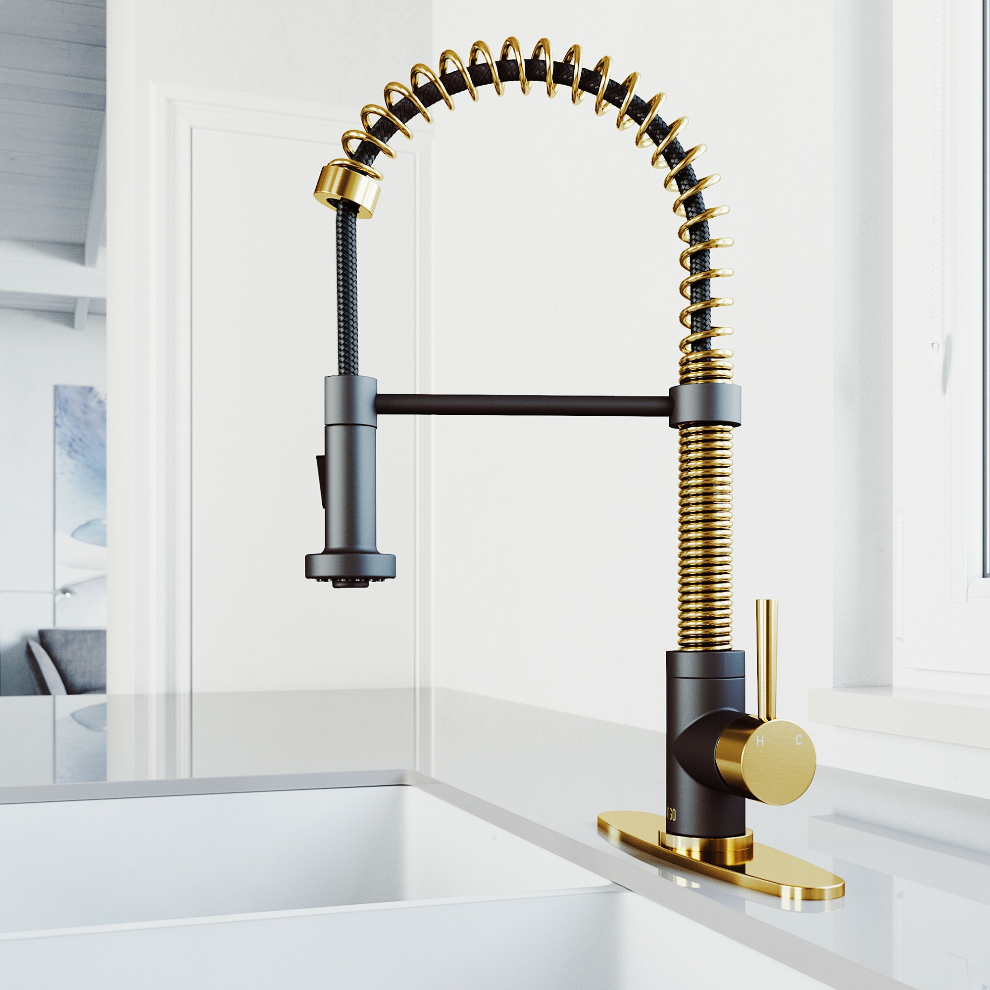 VIGO VG02001MGMBK1 Kitchen-Faucets - View #2