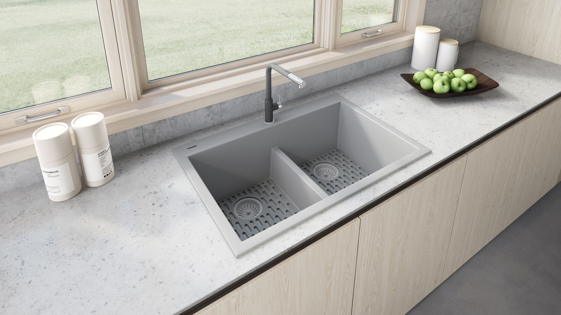 Ruvati RVG1385GR Kitchen-Sinks - View #7