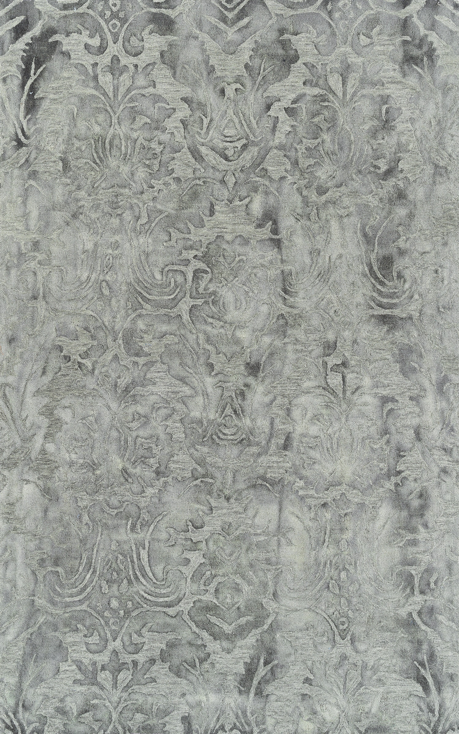 Addison Rugs ANL31GR5X8 Nolita 5 x 8 (ft) Tufted Wool Grey Rectangular Indoor Damask Bohemian/Eclectic Area rug