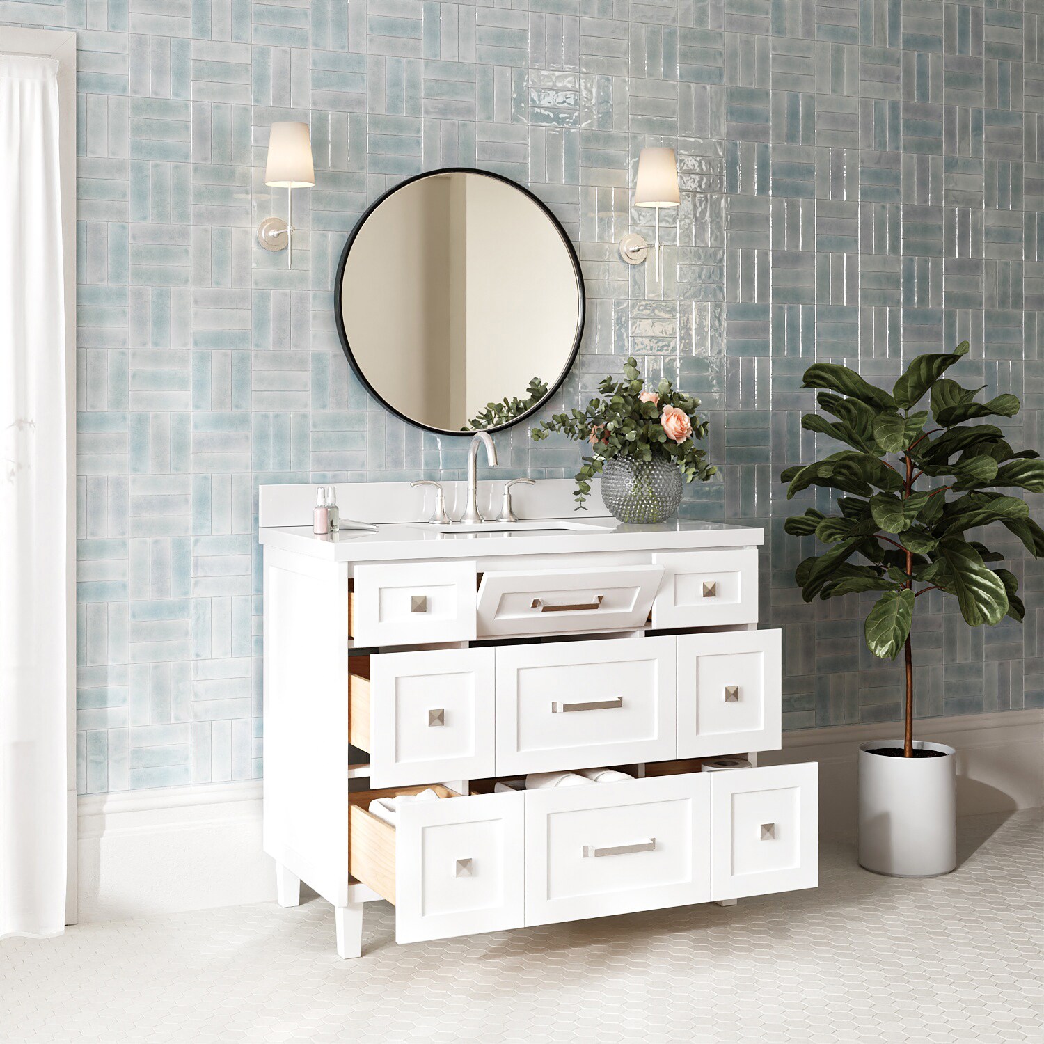 ARIEL B43WQRVOWHT Bath-Vanity-Combo - View #3