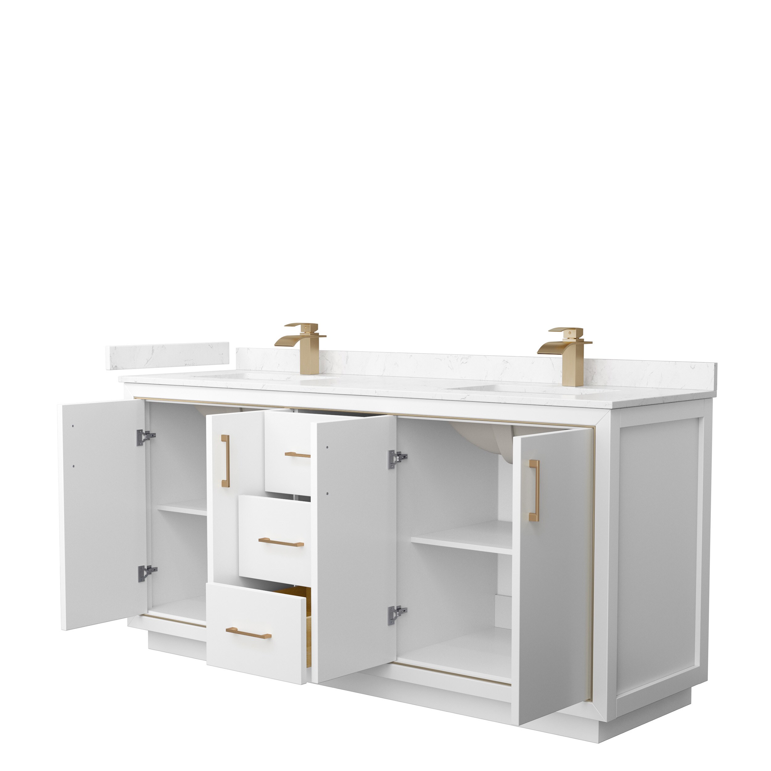 Wyndham Collection WCF111172DWZC2UNSMXX Bath-Vanity-Combo - View #2