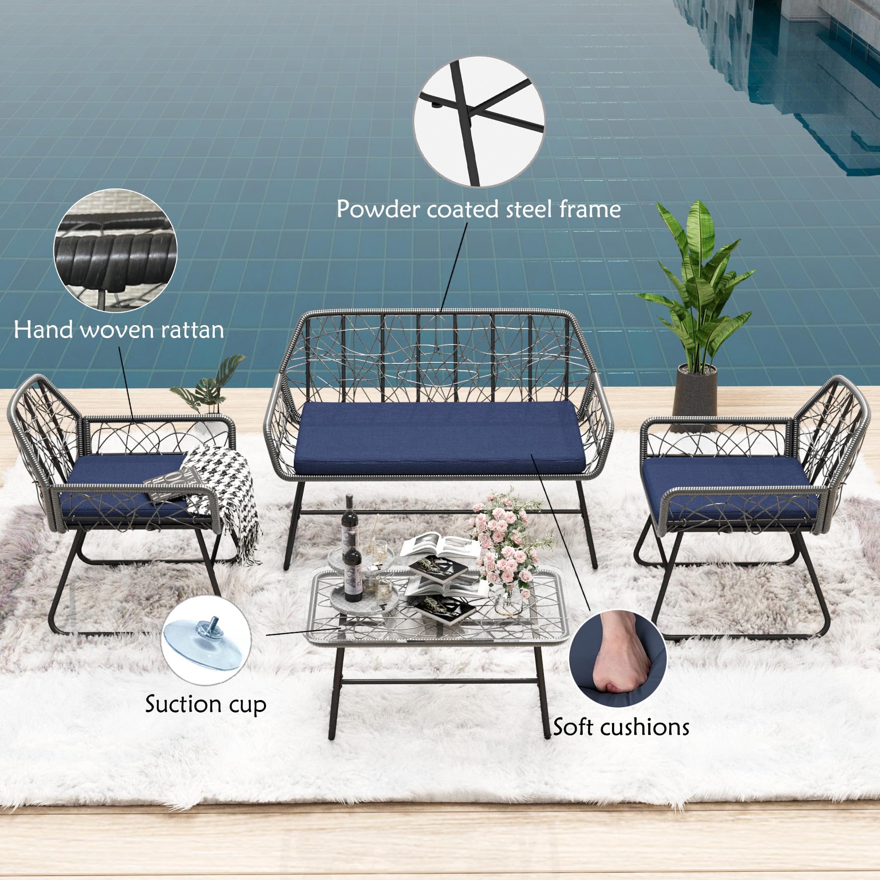 Runesay AJ35 Patio-Conversation-Sets - View #5