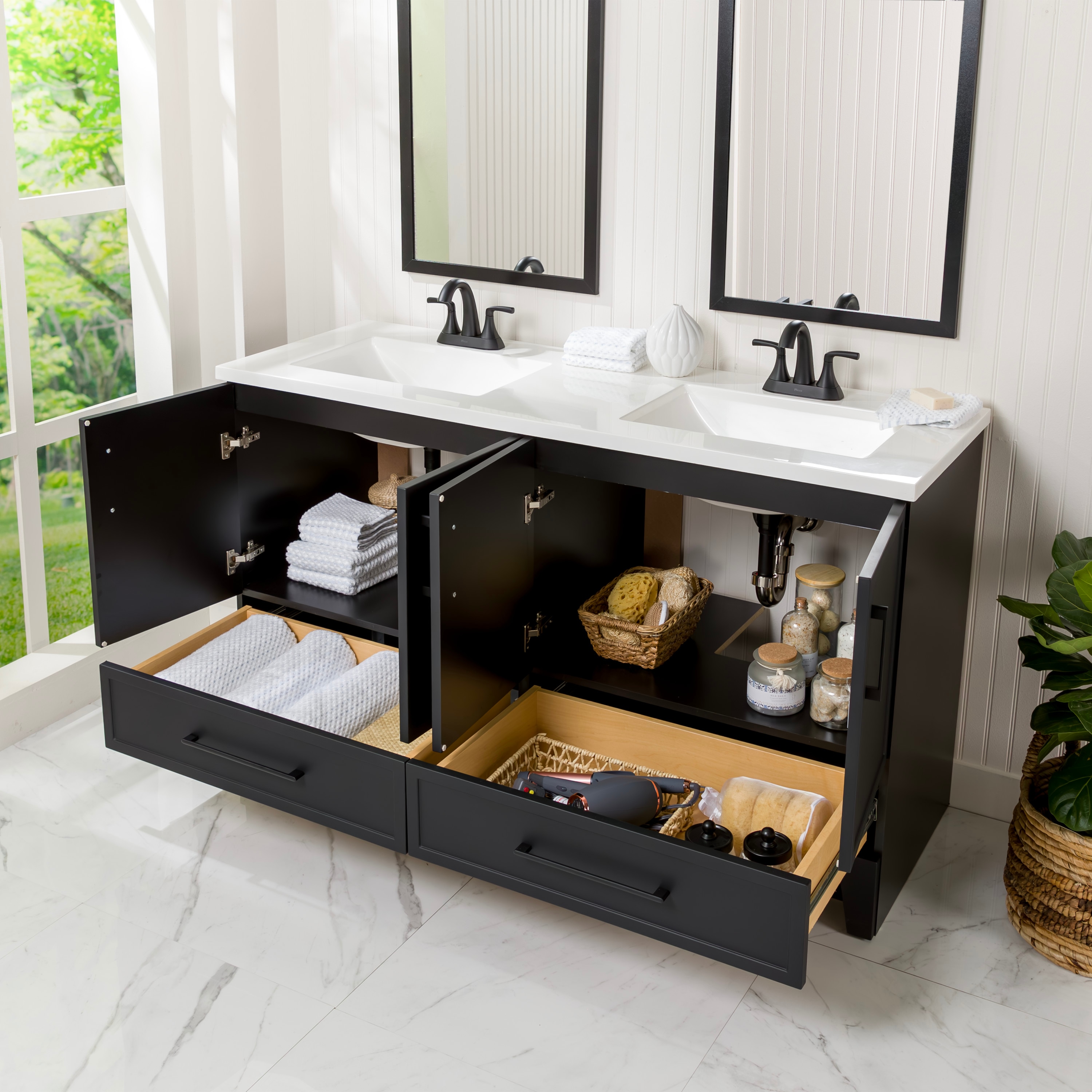Style Selections ME60P1-MB vanities - View #3