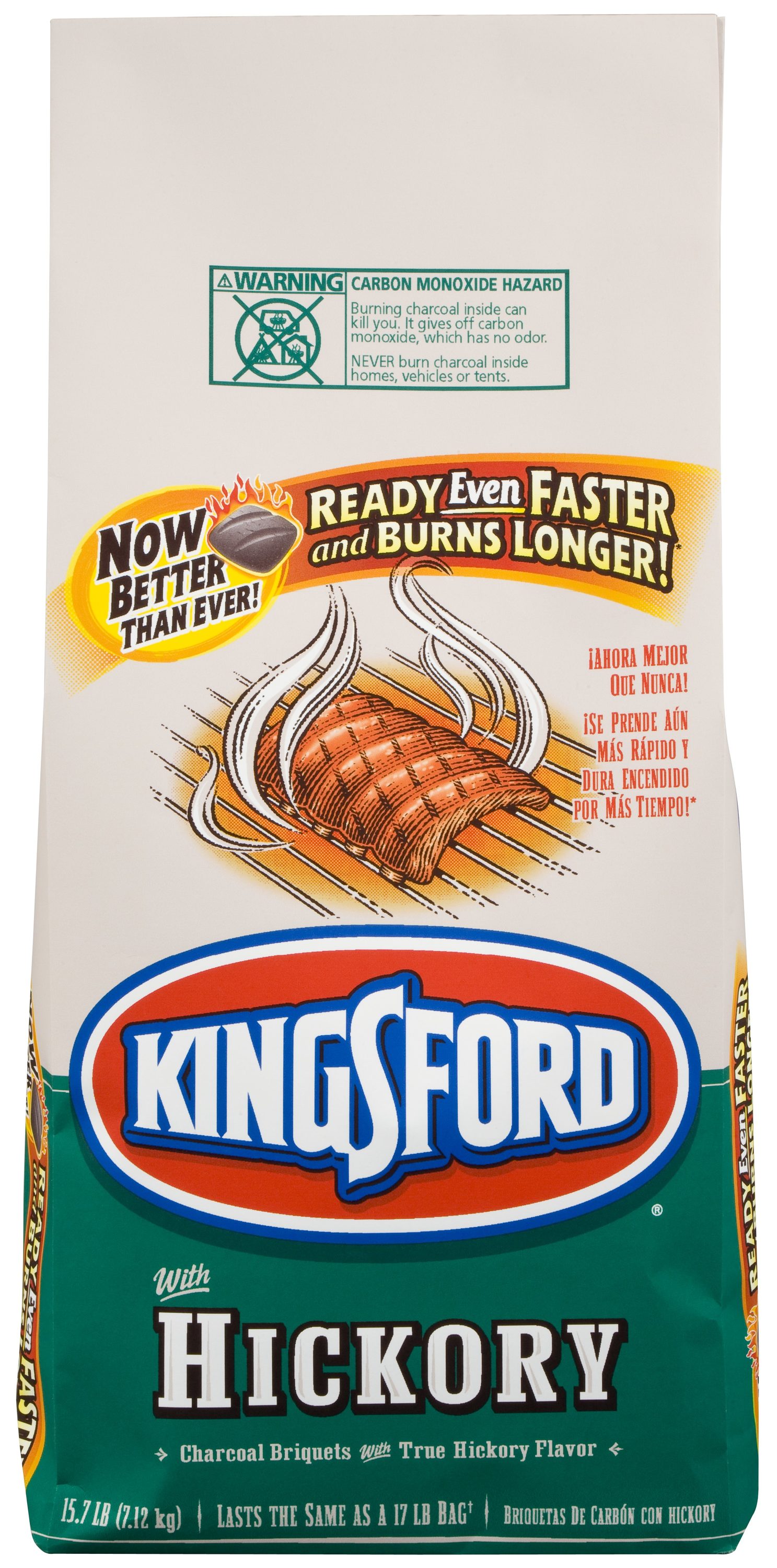 Kingsford 4460030541 15.7-lb Hickory Charcoal Briquettes