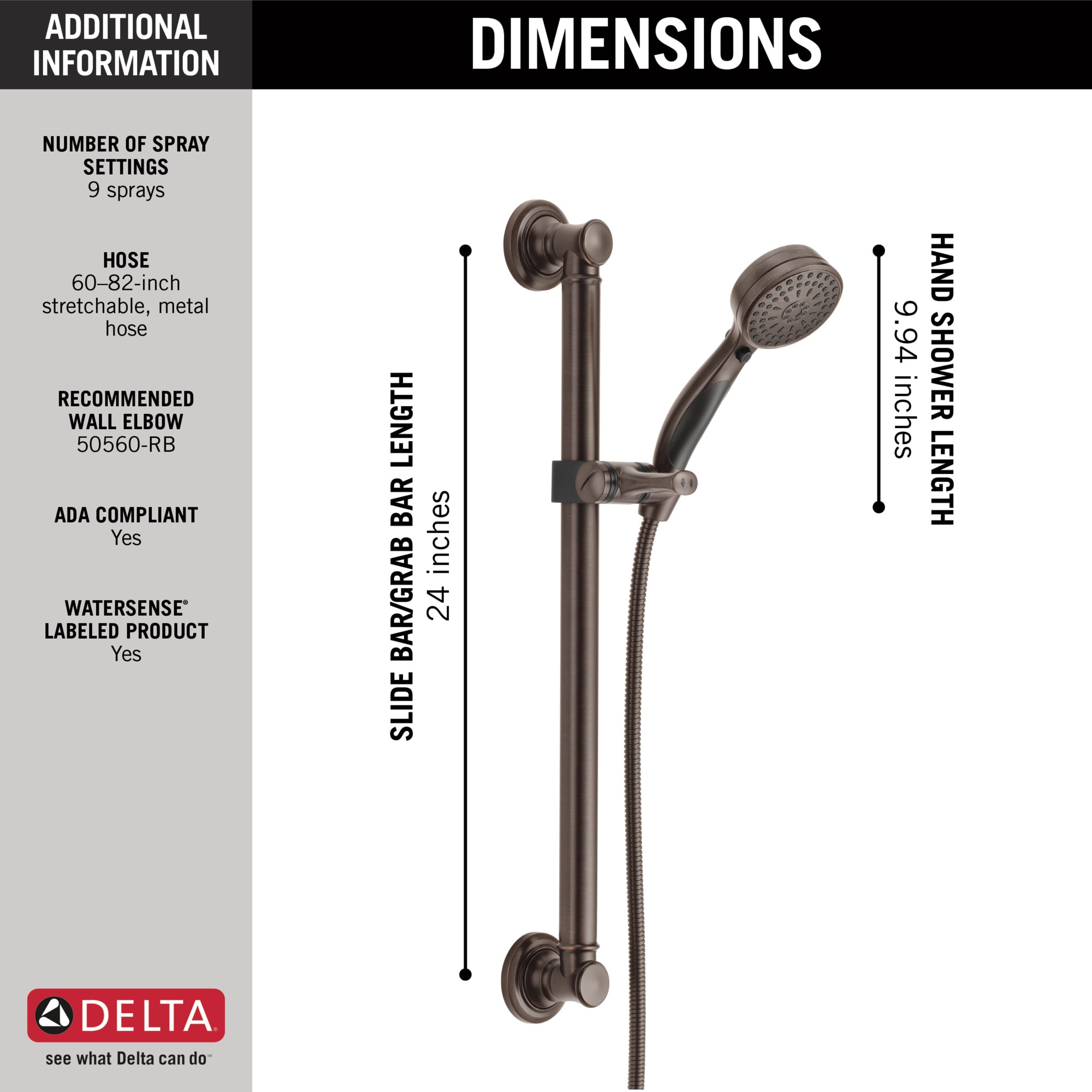 Delta 51900-RB Fixed-Showerhead - View #3
