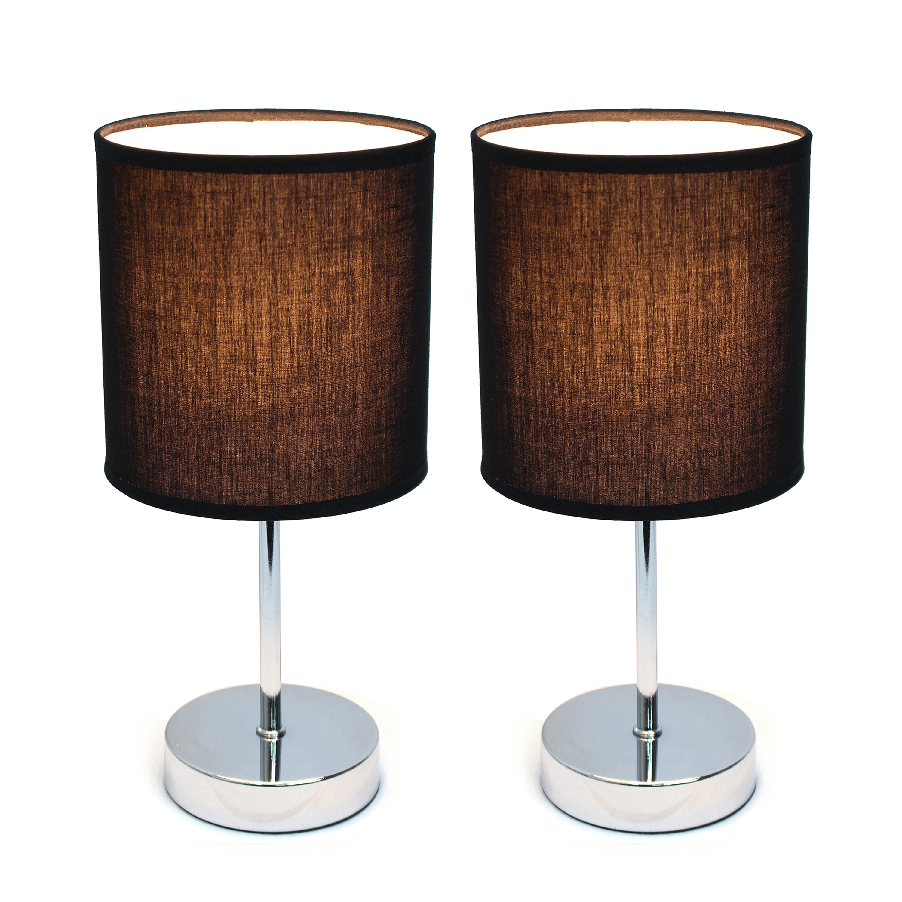 Simple Designs LT1195-BLK-2PK Table-Lamps - View #2