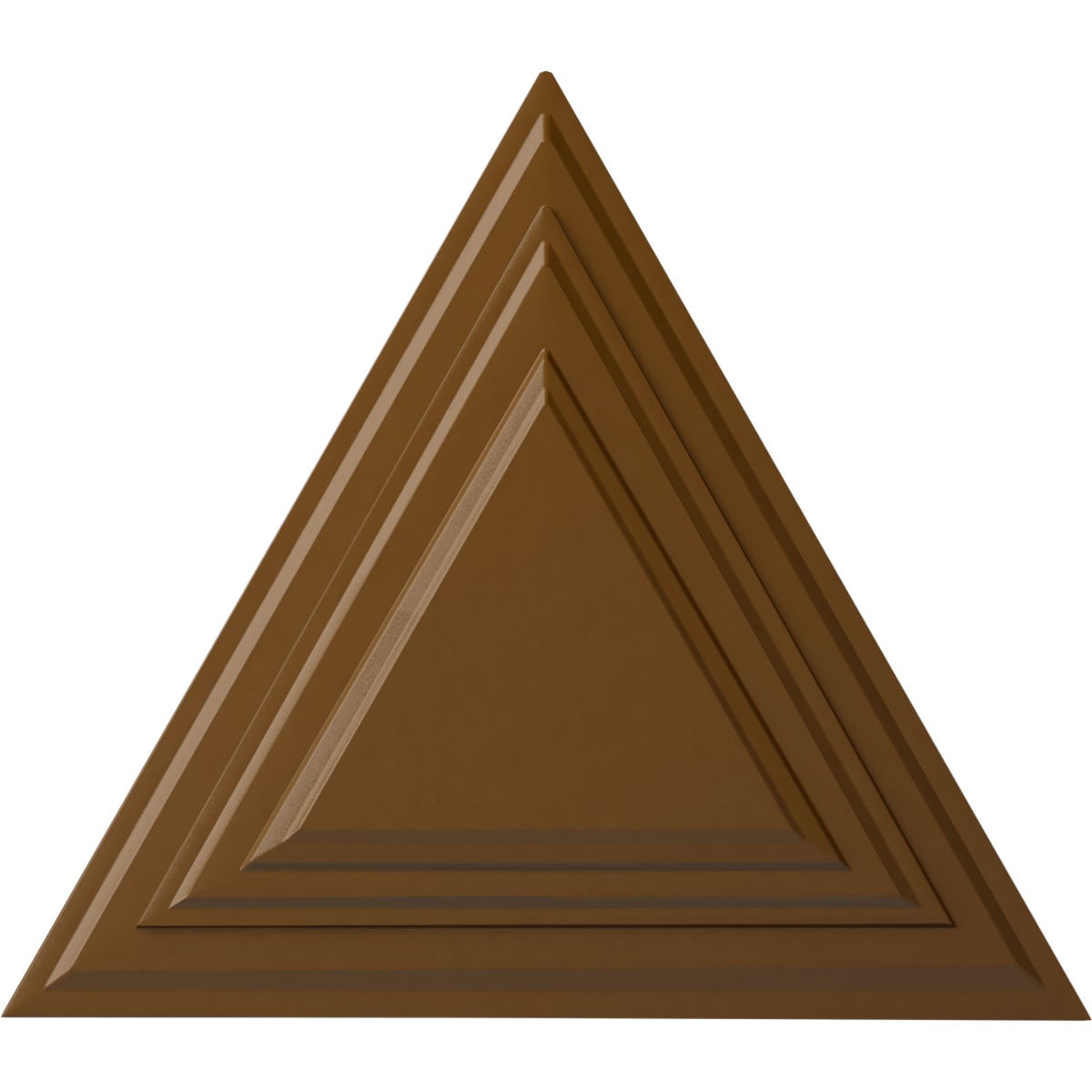 Ekena Millwork CM19TGSTF Triangle 19-in W x 16.625-in L Smokey Topaz Polyurethane Ceiling Medallion