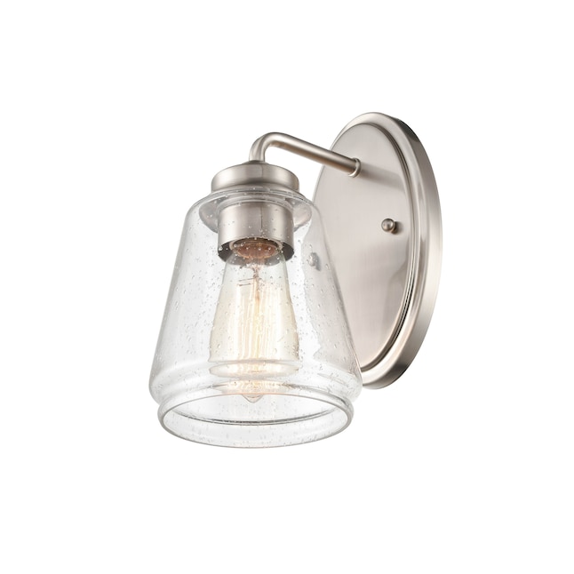 Millennium Lighting Wall Sconce 5.25-in 1-Light Brushed Nickel Wall ...