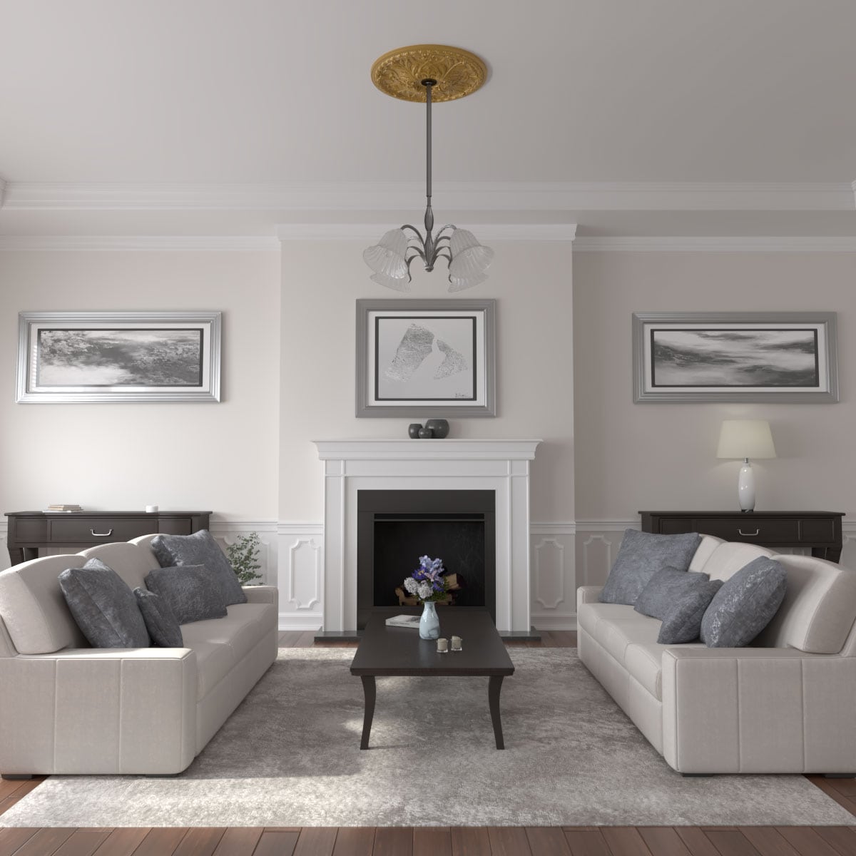 Ekena Millwork CM32TNIGS Ceiling-Medallions - View #4
