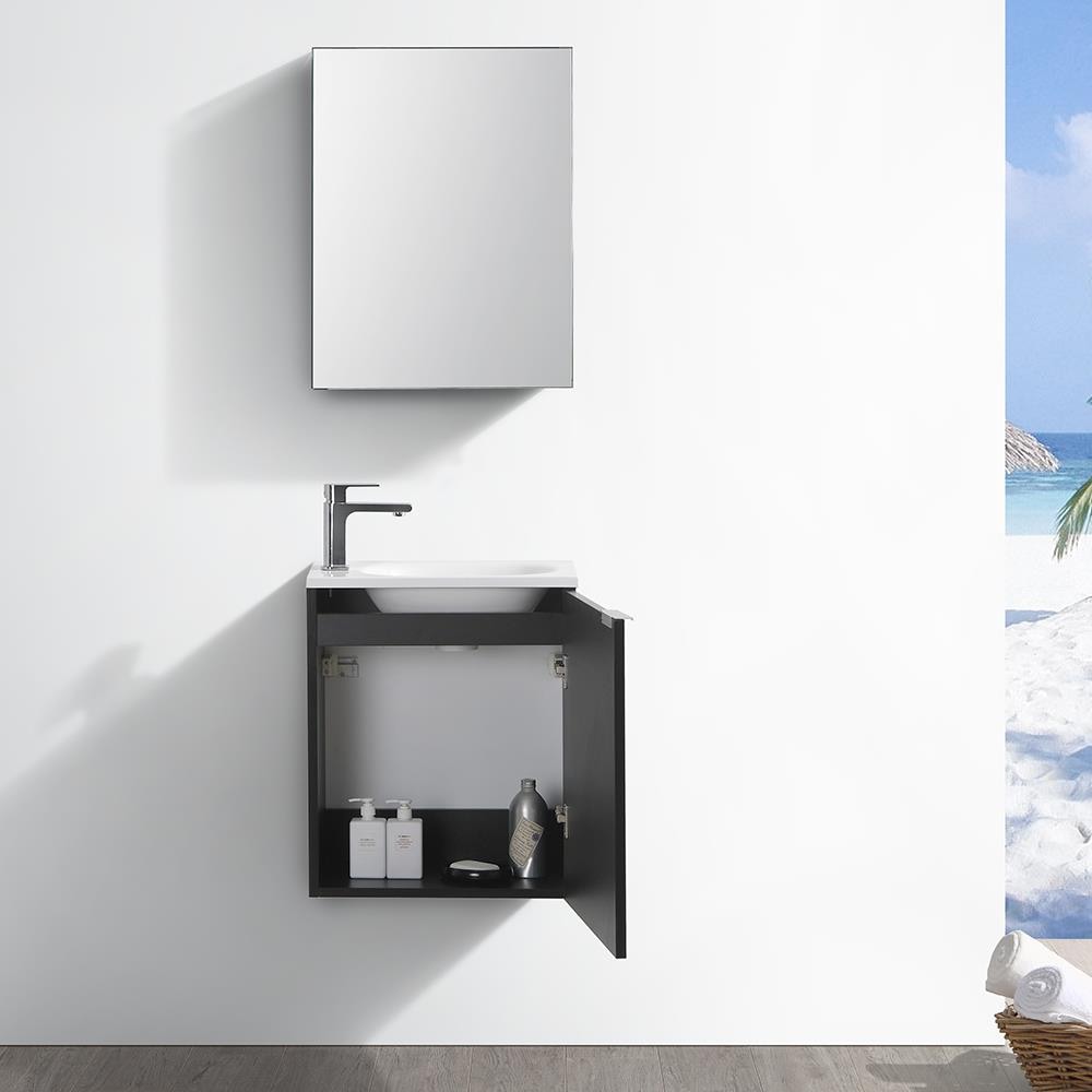 Fresca FVN8003BW Bath-Vanity-Combo - View #4