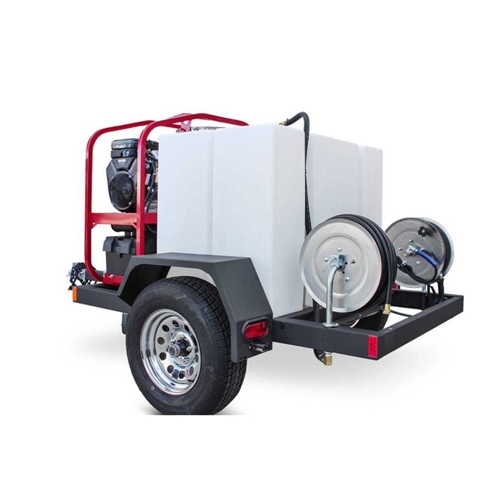 Pressure-Pro Hot2Go Trailer 3000 PSI 5-Gallons Hot Water Gas Pressure  Washer (Battery Not Included) in the Pressure Washers department at