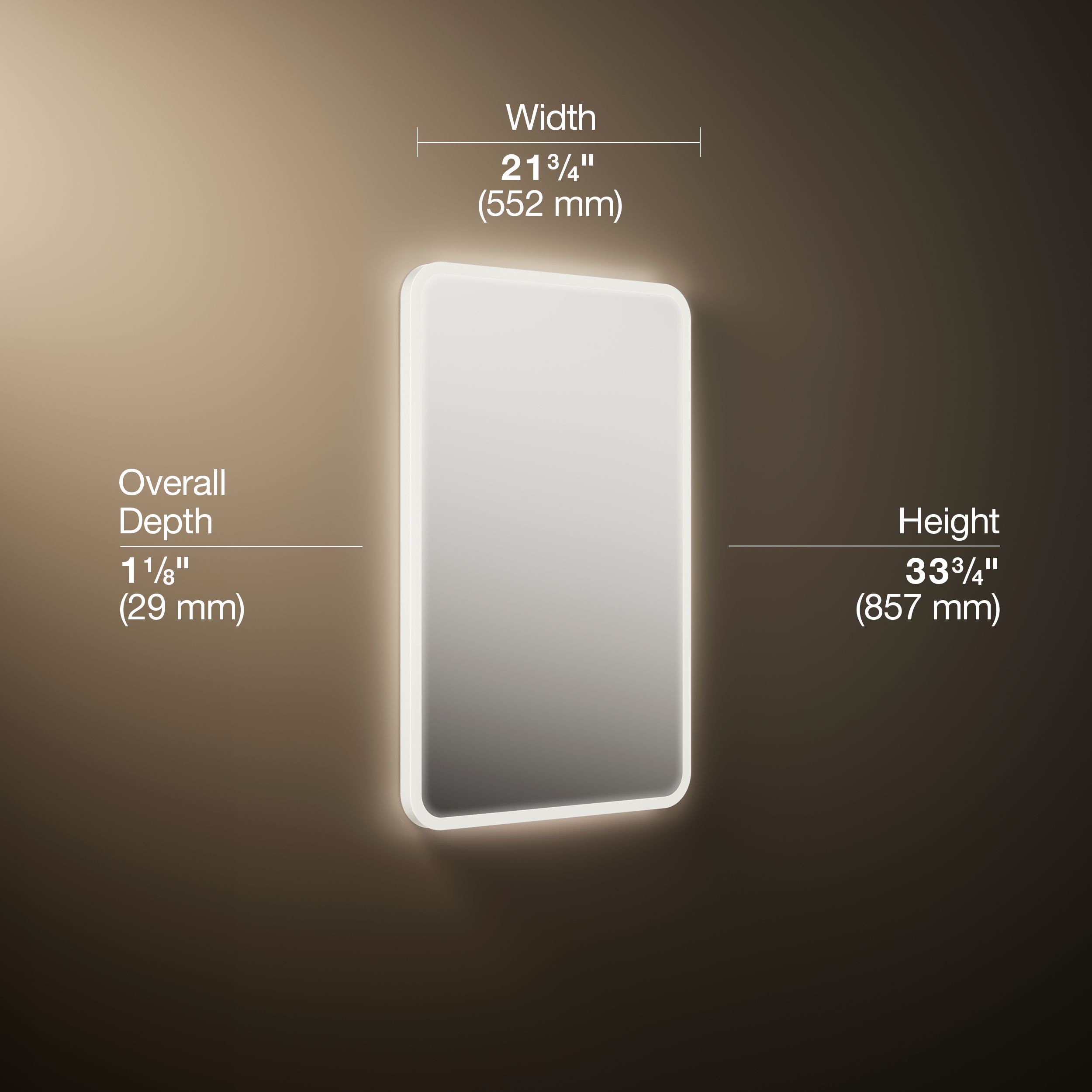 KOHLER 38023-NA Framed-Bath-Mirrors - View #3
