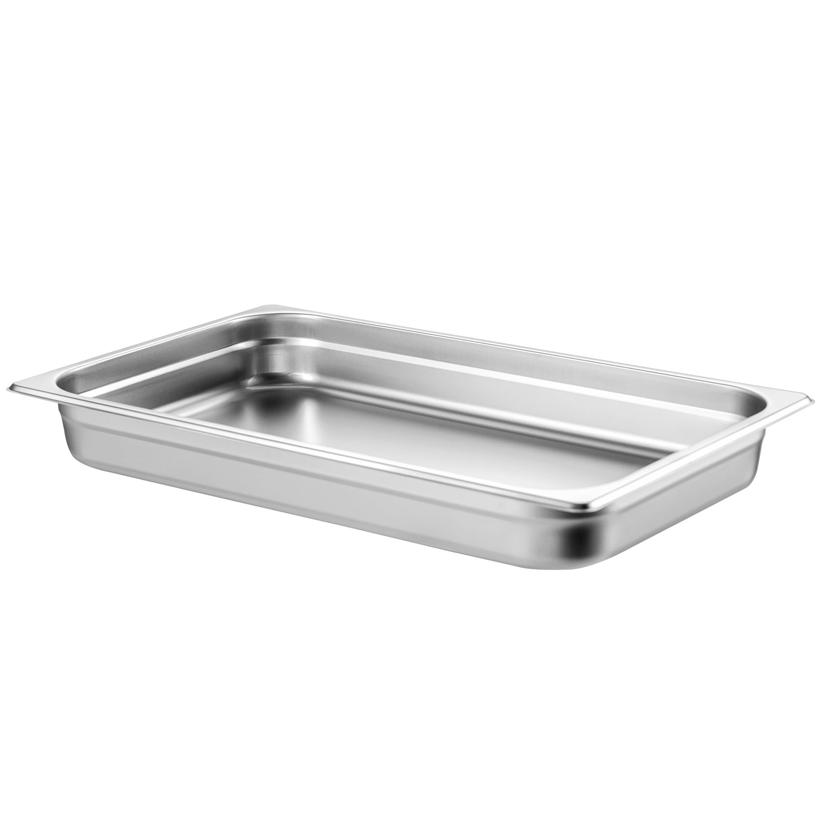 GIVIMO 2.5-in Deep Full Size Hotel Pans 6-Pack 0.8-mm Stainless Steel Catering Pans