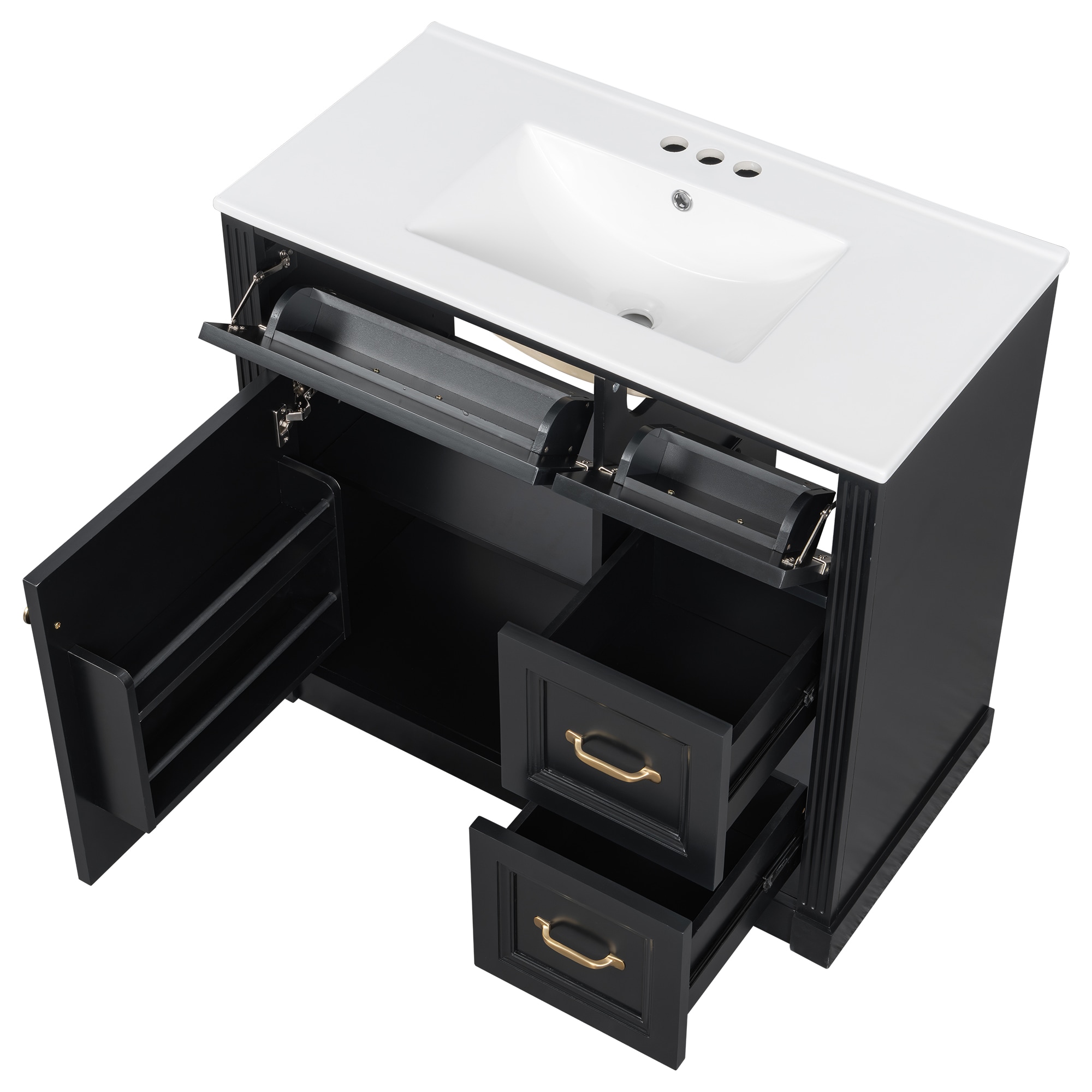 ModernLuxe L3P-N725P336549B Bath-Vanity-Combo - View #11