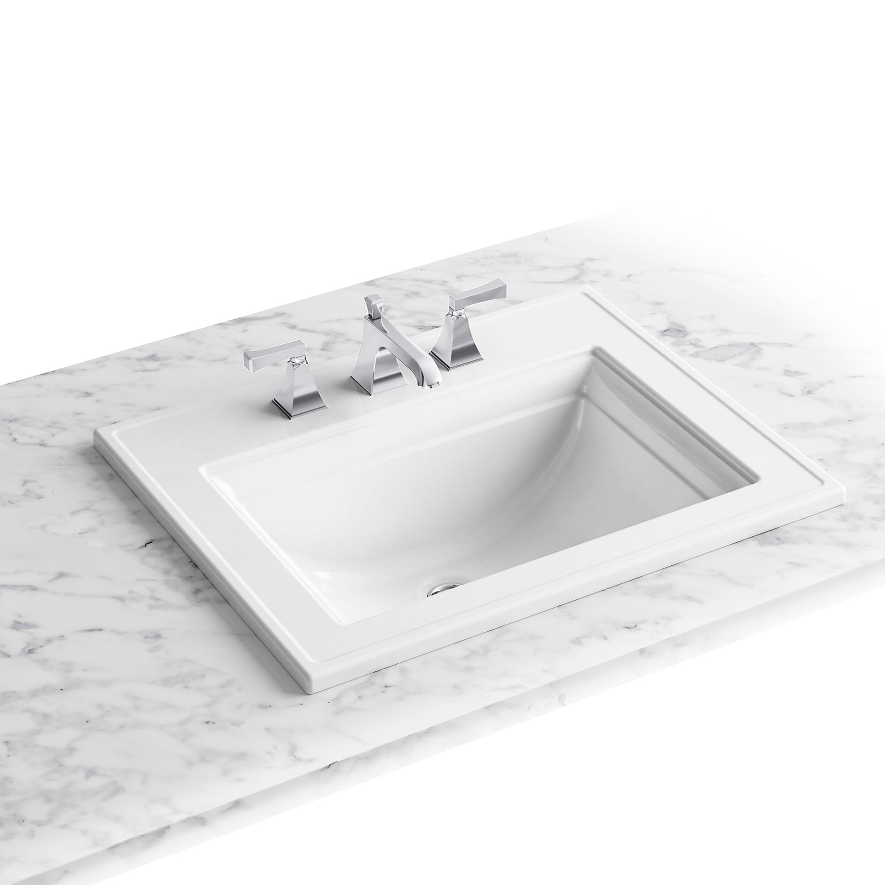 drop-in rectangular bathroom sinks at lowes