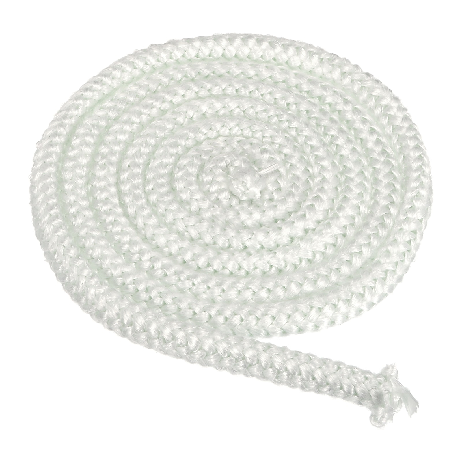 PATIKIL 1/2 inchx 86 inch Wood Stove Gasket/Fiberglass Round High-Temperature Resistance Seal Rope Replacement for Stoves Fireplace Door/White