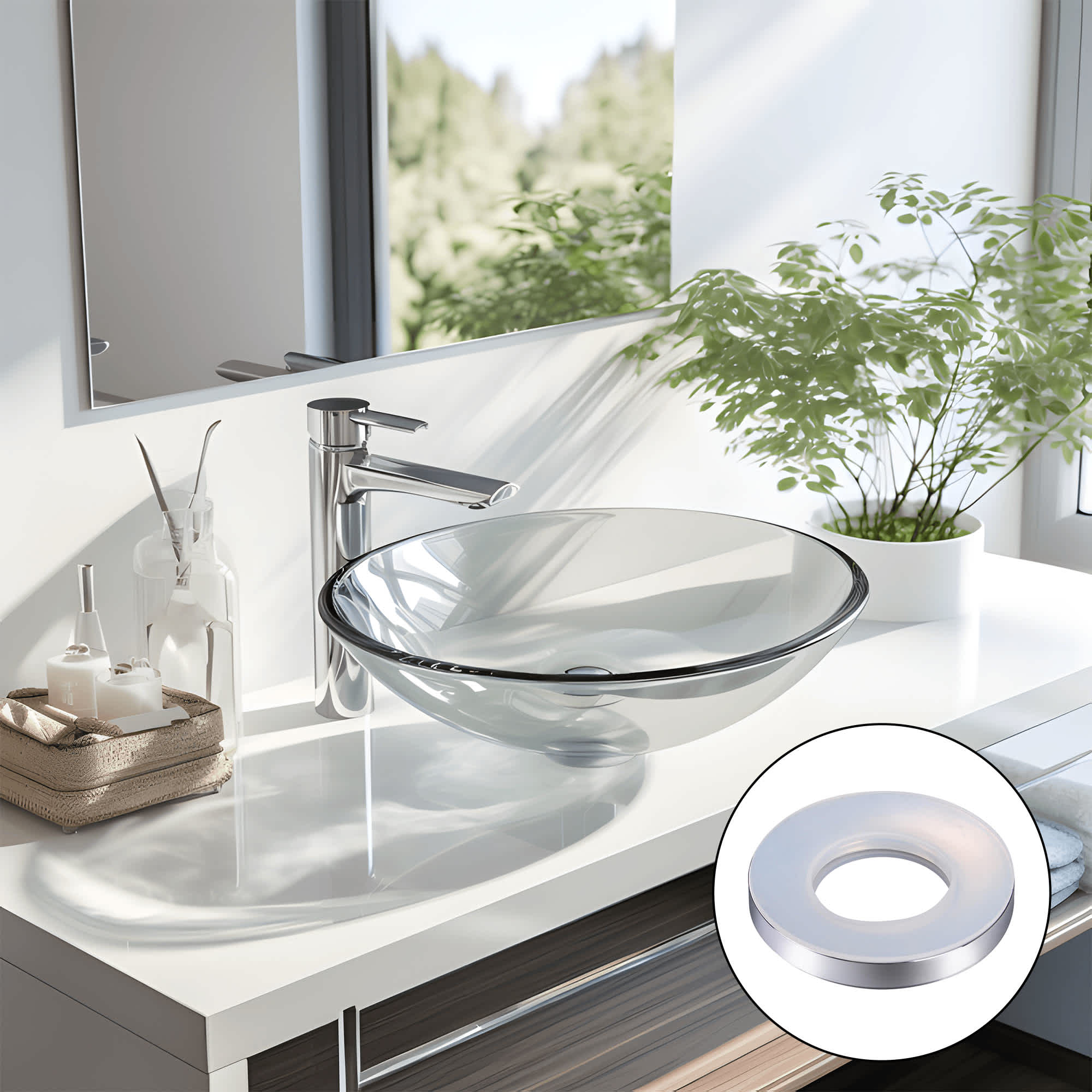 Yescom 80MTR001-3I-CHRX2-LO Bath-Shower-Facc - View #5