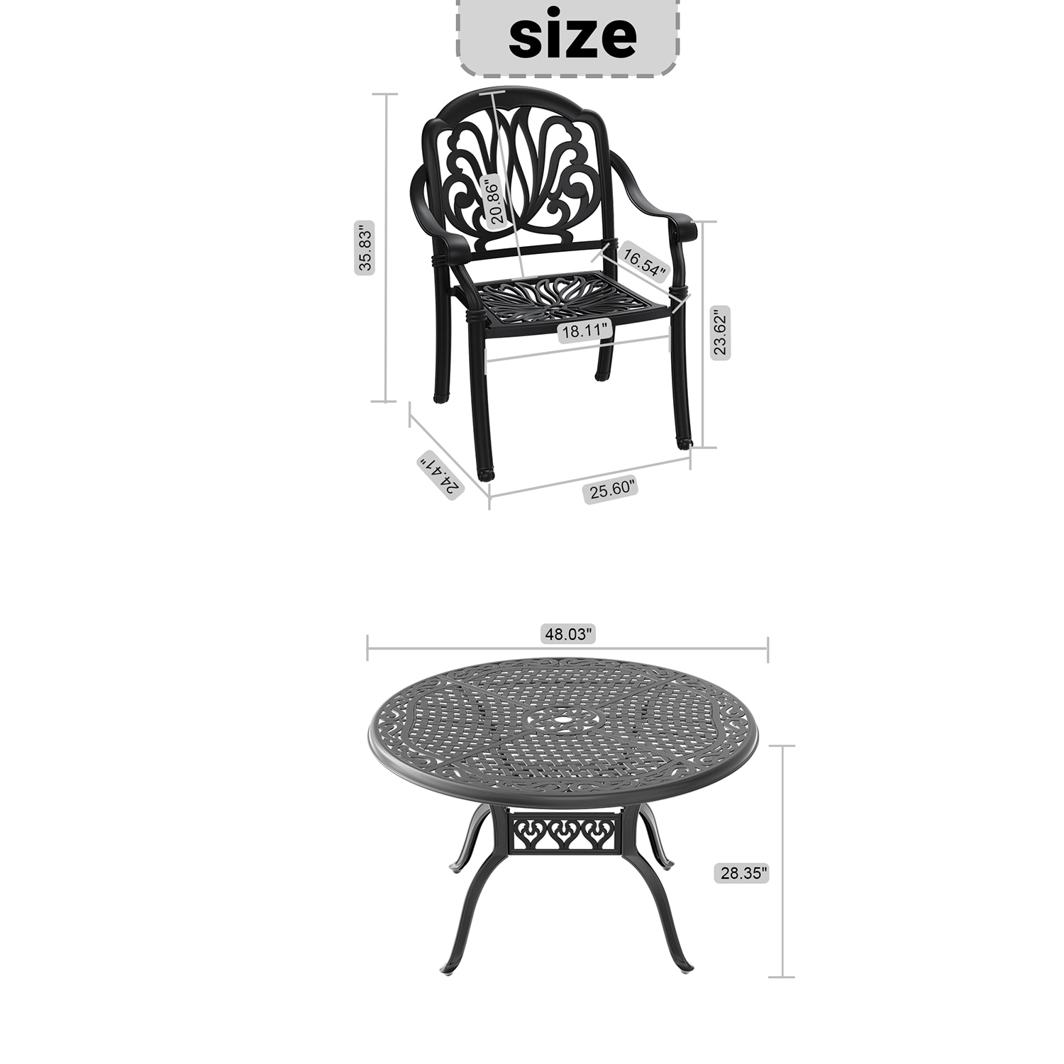 GZMR GM-DH-00096 Patio-Dining-Sets - View #11