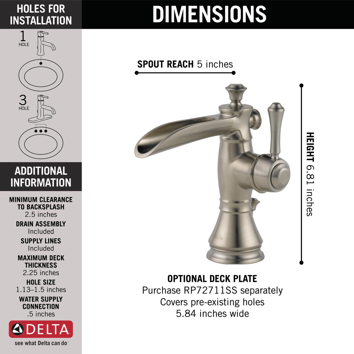Delta 598LF-SSMPU Lavatory-Faucets - View #5