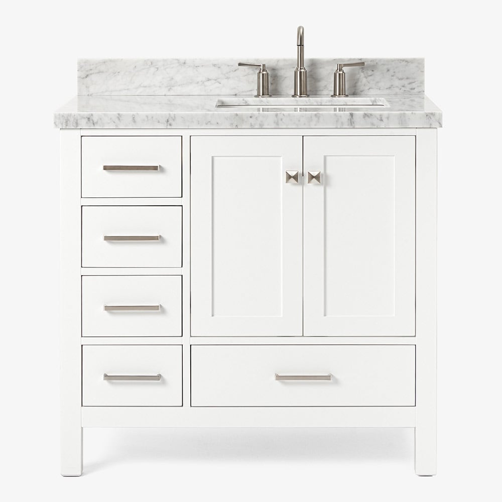 ARIEL A037SRCWRVOWHT Bath-Vanity-Combo - View #2