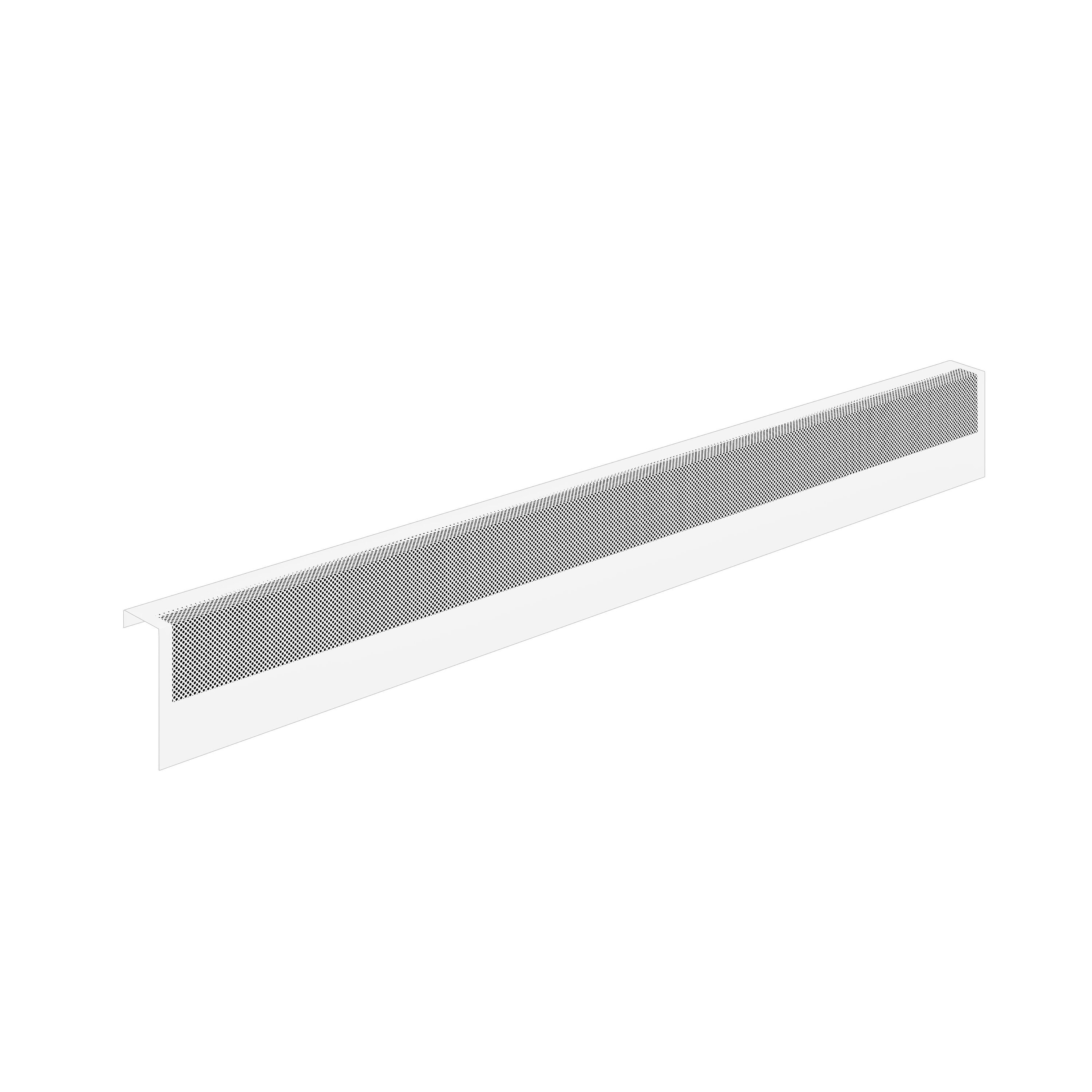 Baseboarders Basic 5-ft Hydronic Slip-on Baseboard Heater Cover BC001 ...