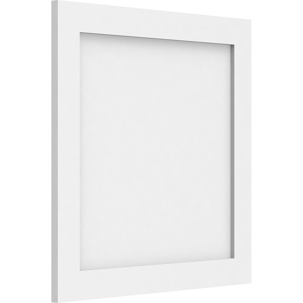 Ekena Millwork WALP20X20X062CNL 20-in x 20-in Smooth Paintable/Stainable White PVC Fretwork Wall Panel (