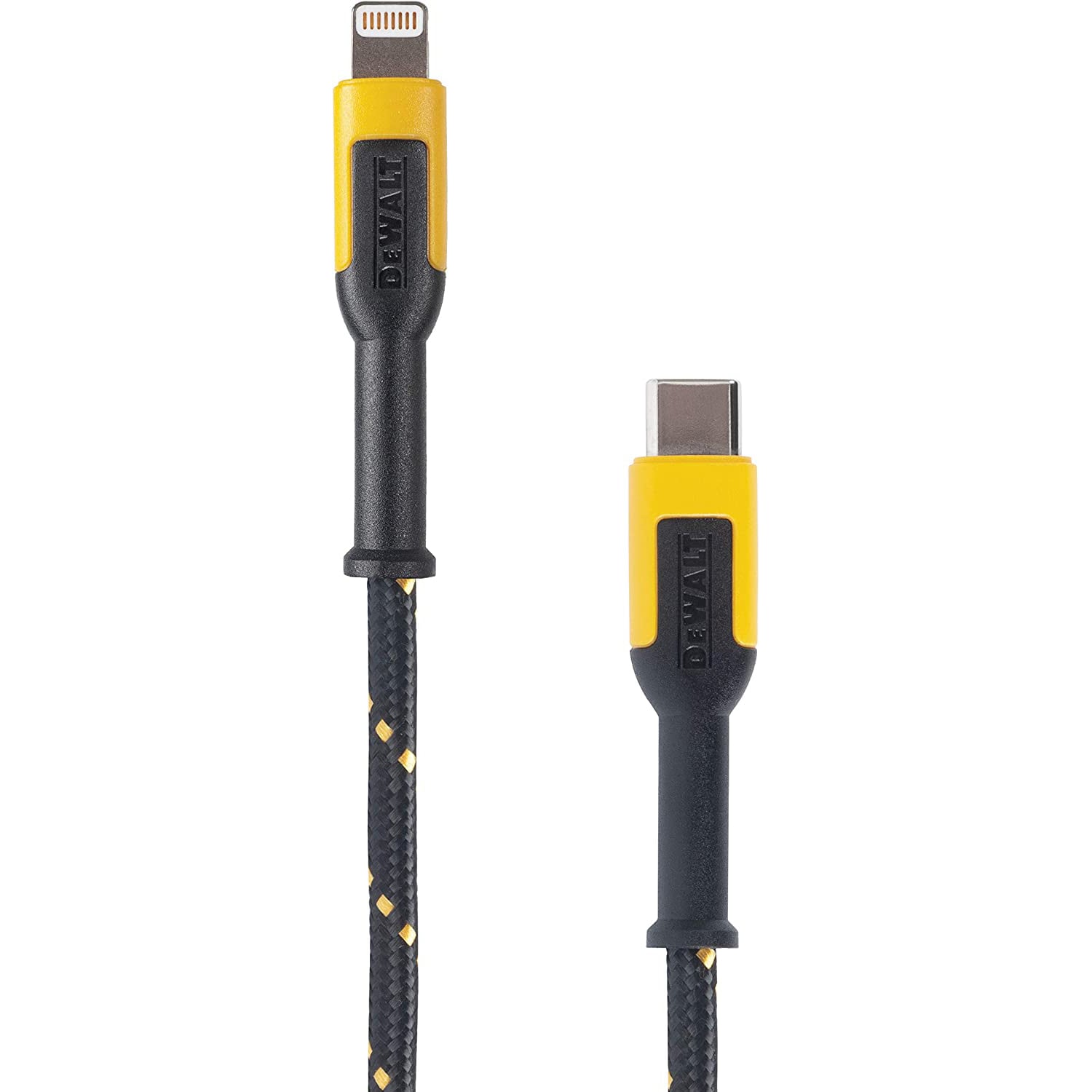 DEWALT 131 1357 DW2 4-ft USB Lightning Black Cable