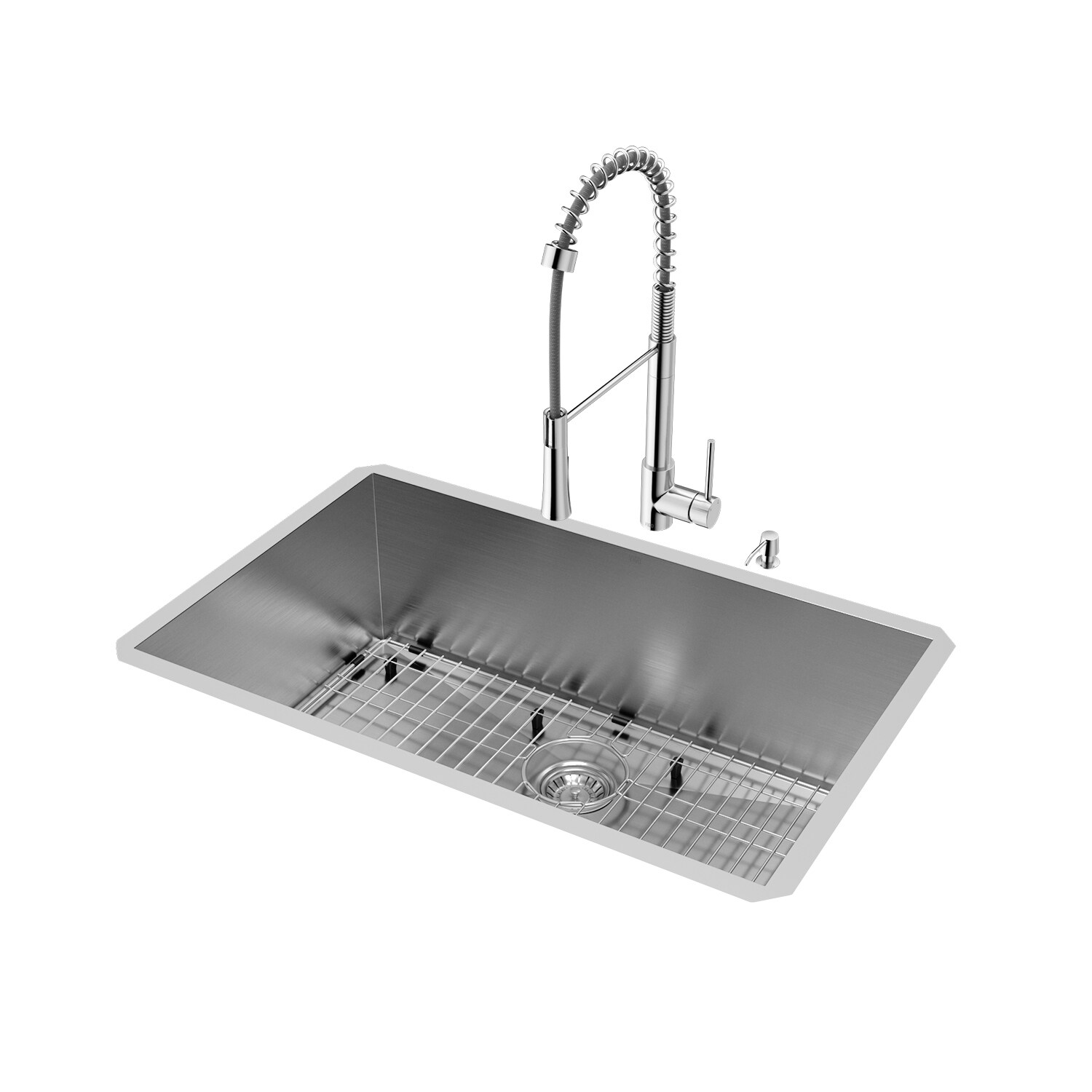 VIGO Ludlow Undermount 30 In X 19 In Stainless Steel Single Bowl   09253703 