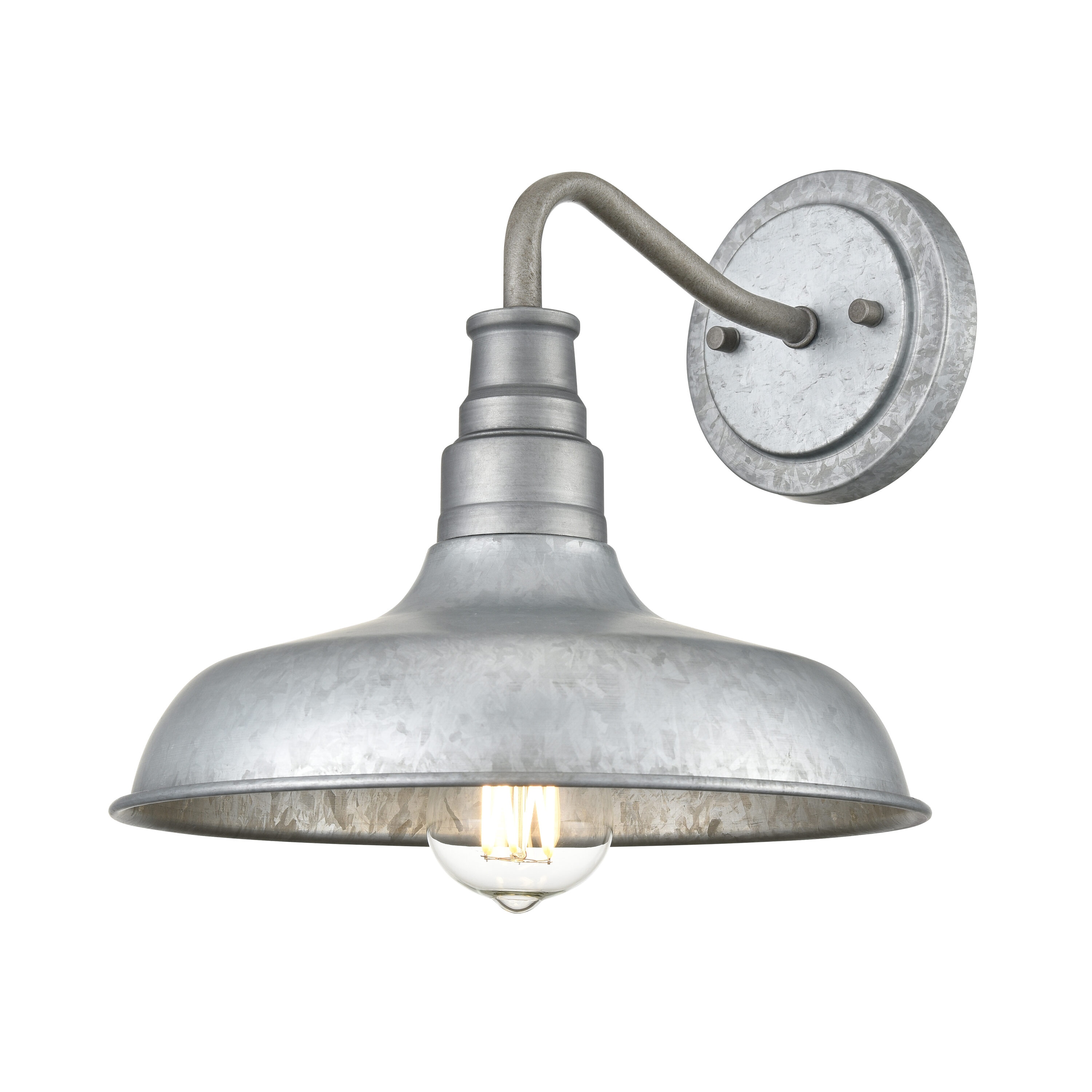 Millennium Lighting 2951-GA 1 -Light 10-in H Polished Chrome Hardwired Outdoor Wall Light