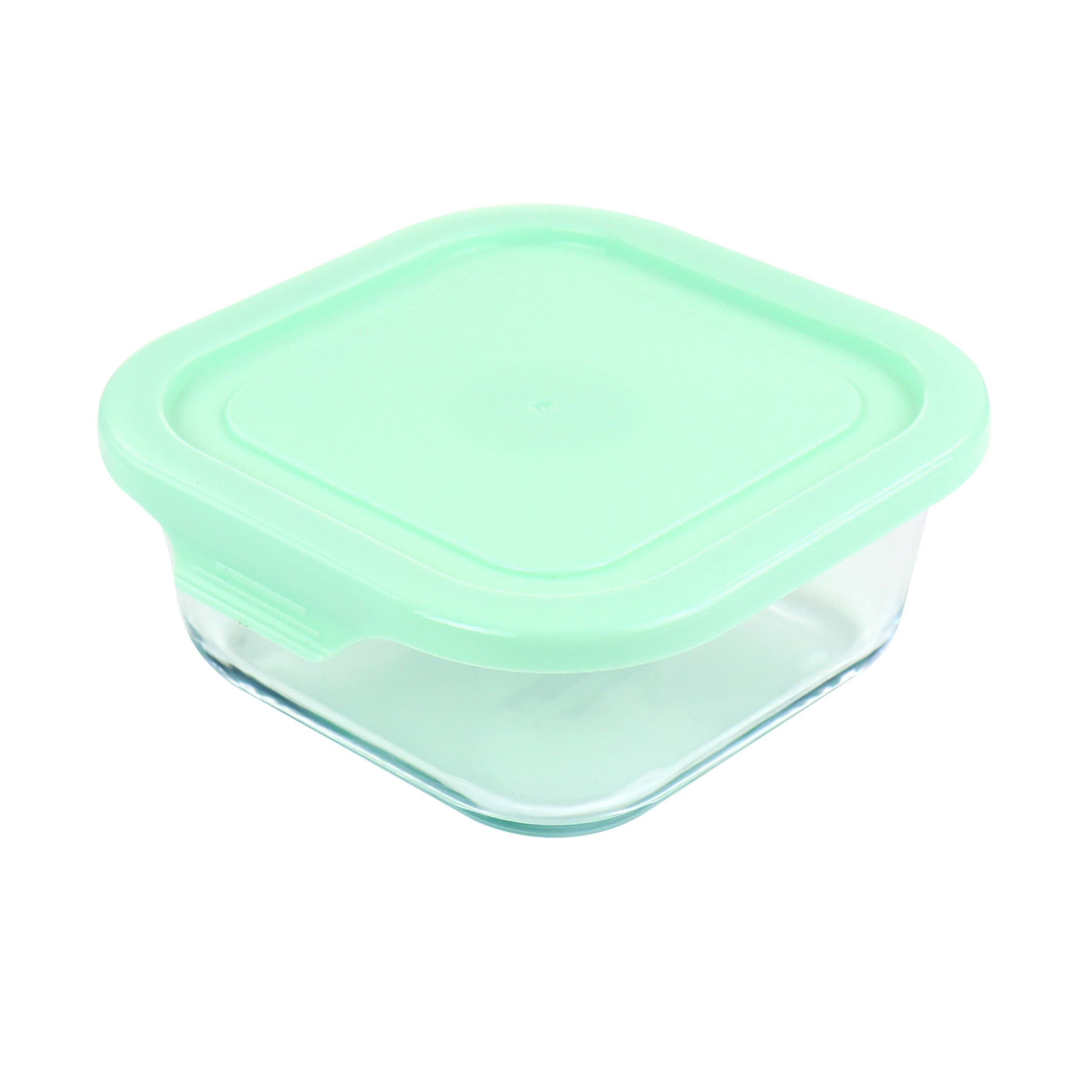 Martha Stewart MSE Lg. 3.2 L Hard Plastic Storage Container pinch top Green