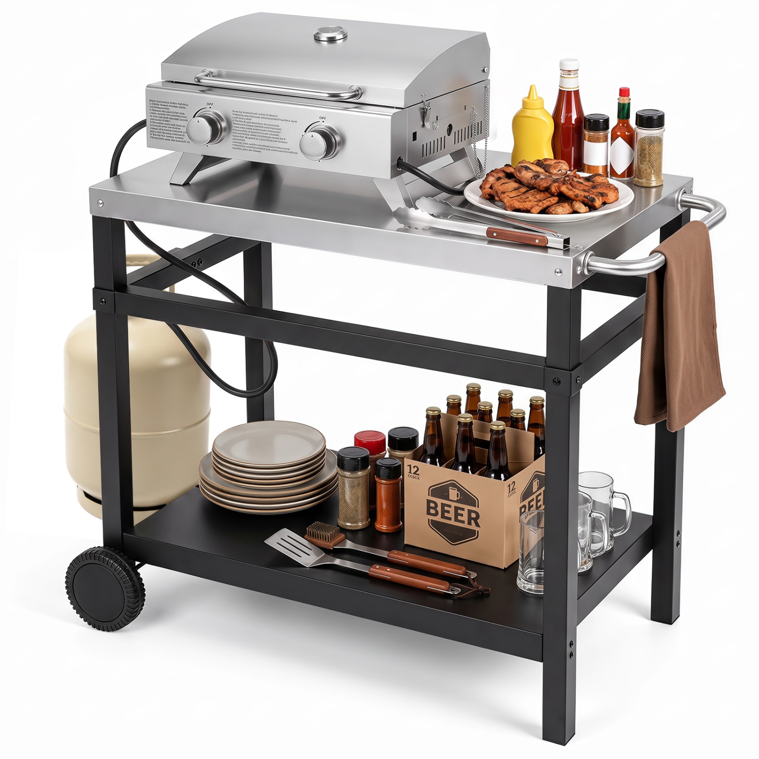 Mondawe MOID79A00012300 Grill-Carts-Grill-Stands - View #2