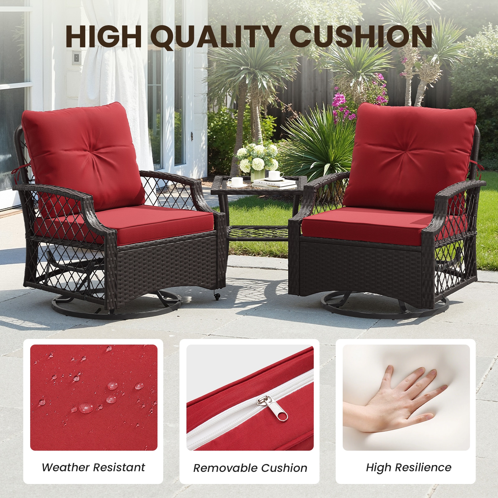 Wooakway FXLS0609-604A660 Patio-Conversation-Sets - View #10