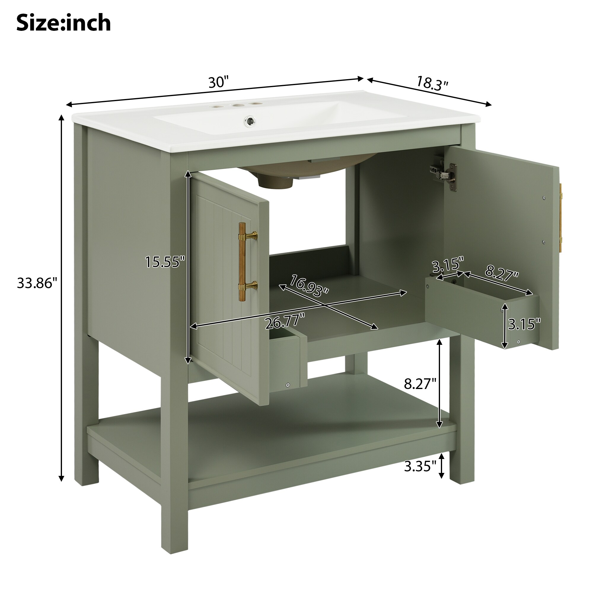LOVMOR SF-M-WF325888AAF Bath-Vanity-Combo - View #7