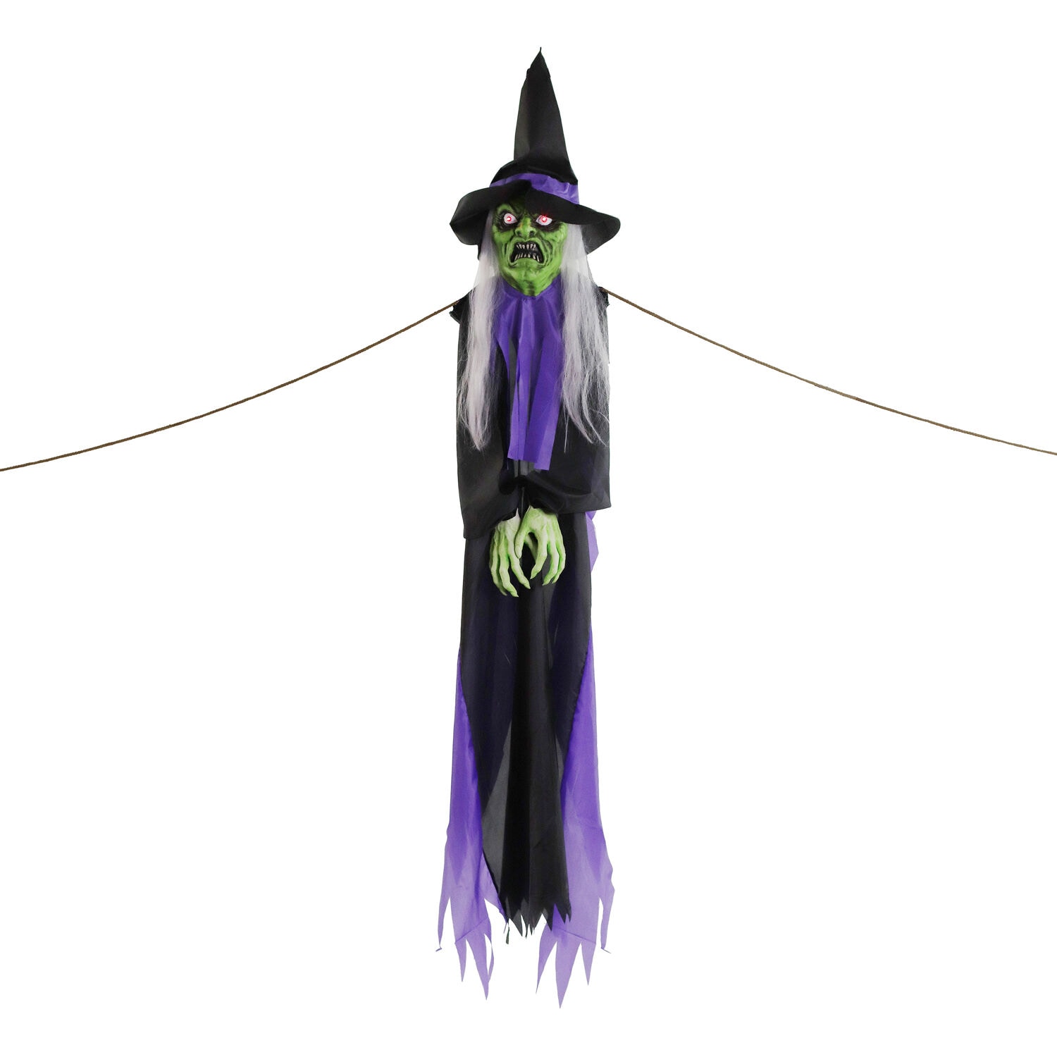 Haunted Hill Farm Freestanding Talking Lighted Witch Animatronic in the ...